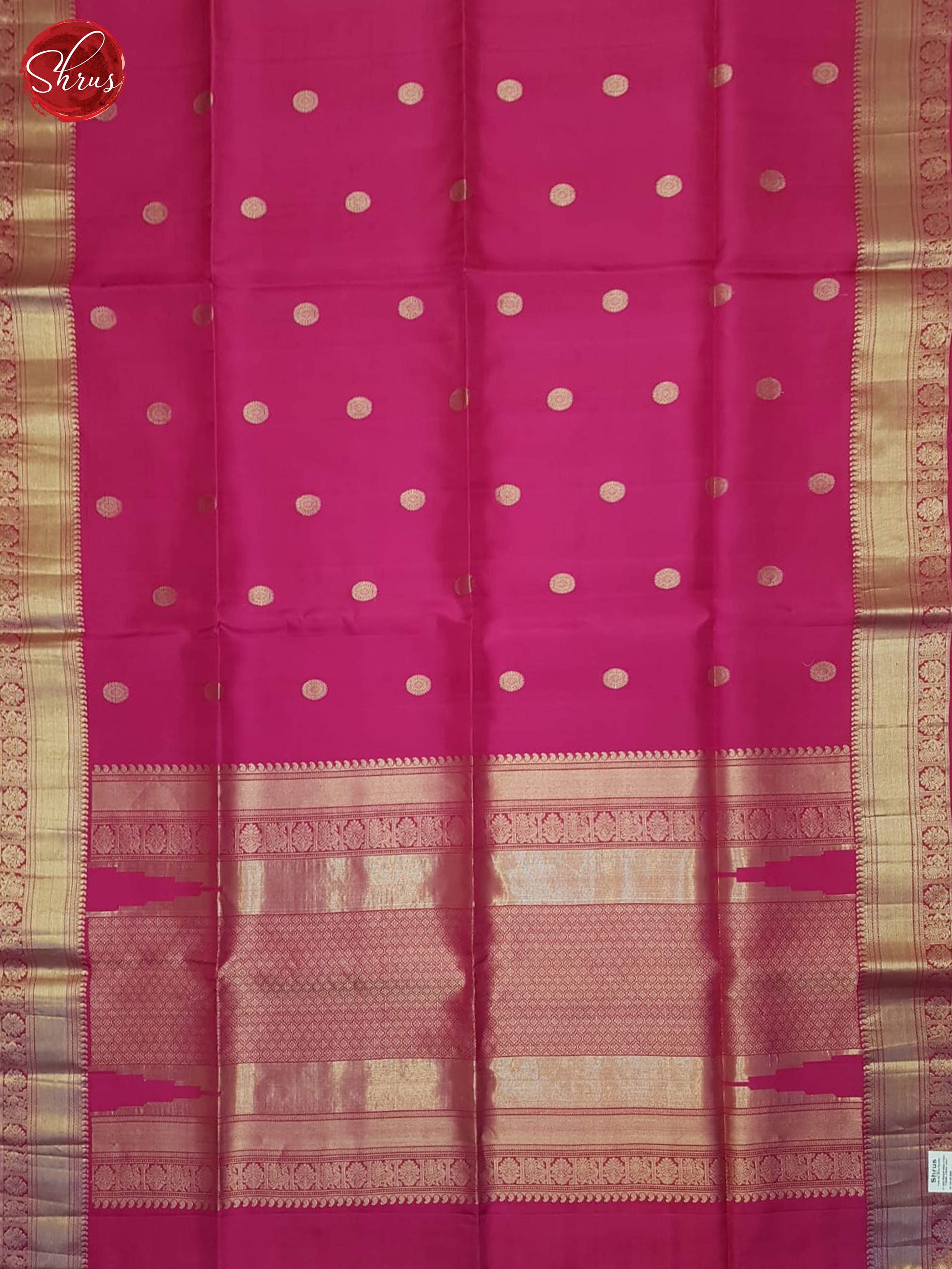 Pink(Single Tone)- Soft Silk Saree - Shop on ShrusEternity.com