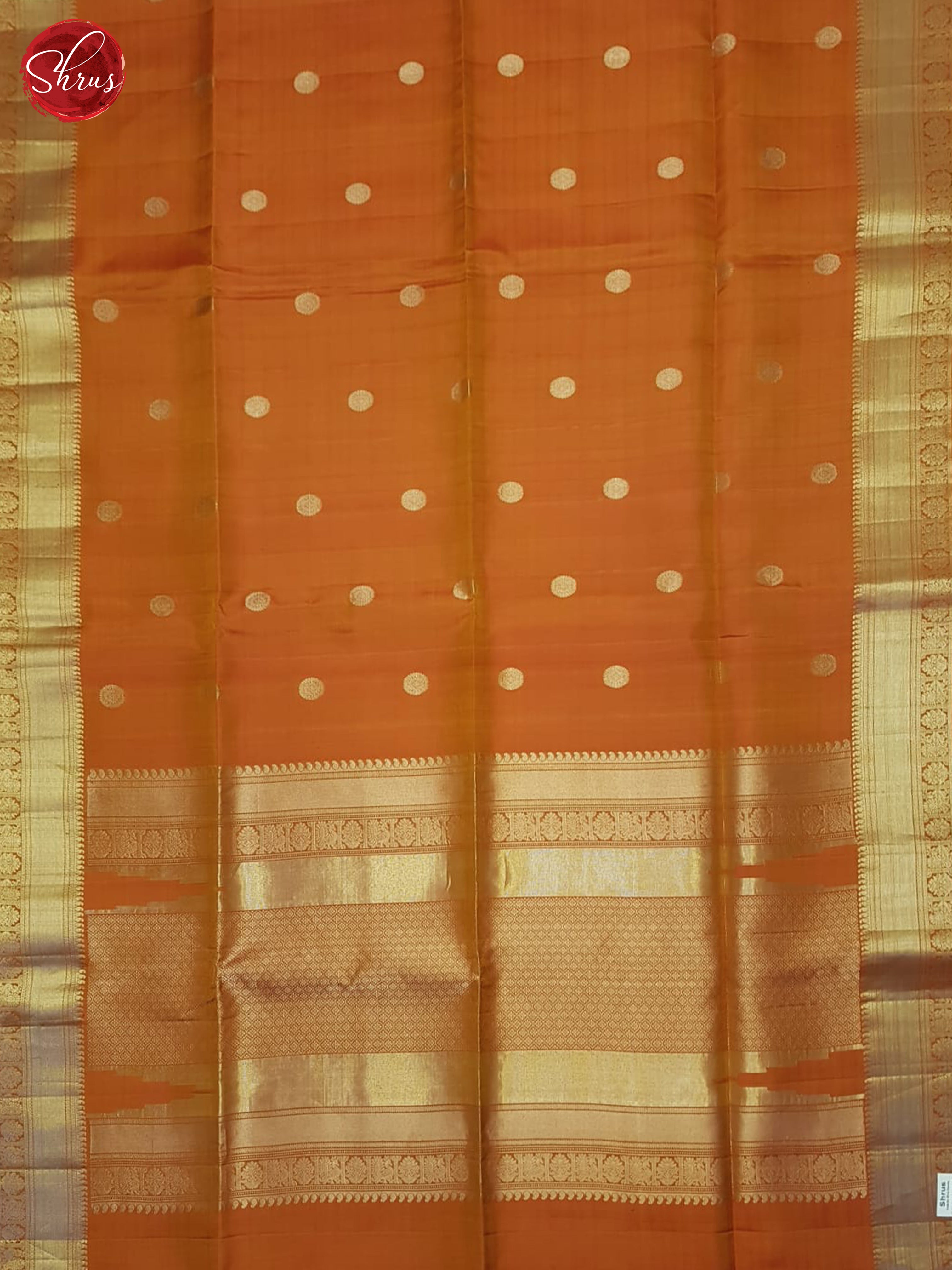 Orange(Single Tone)- Soft Silk Saree - Shop on ShrusEternity.com
