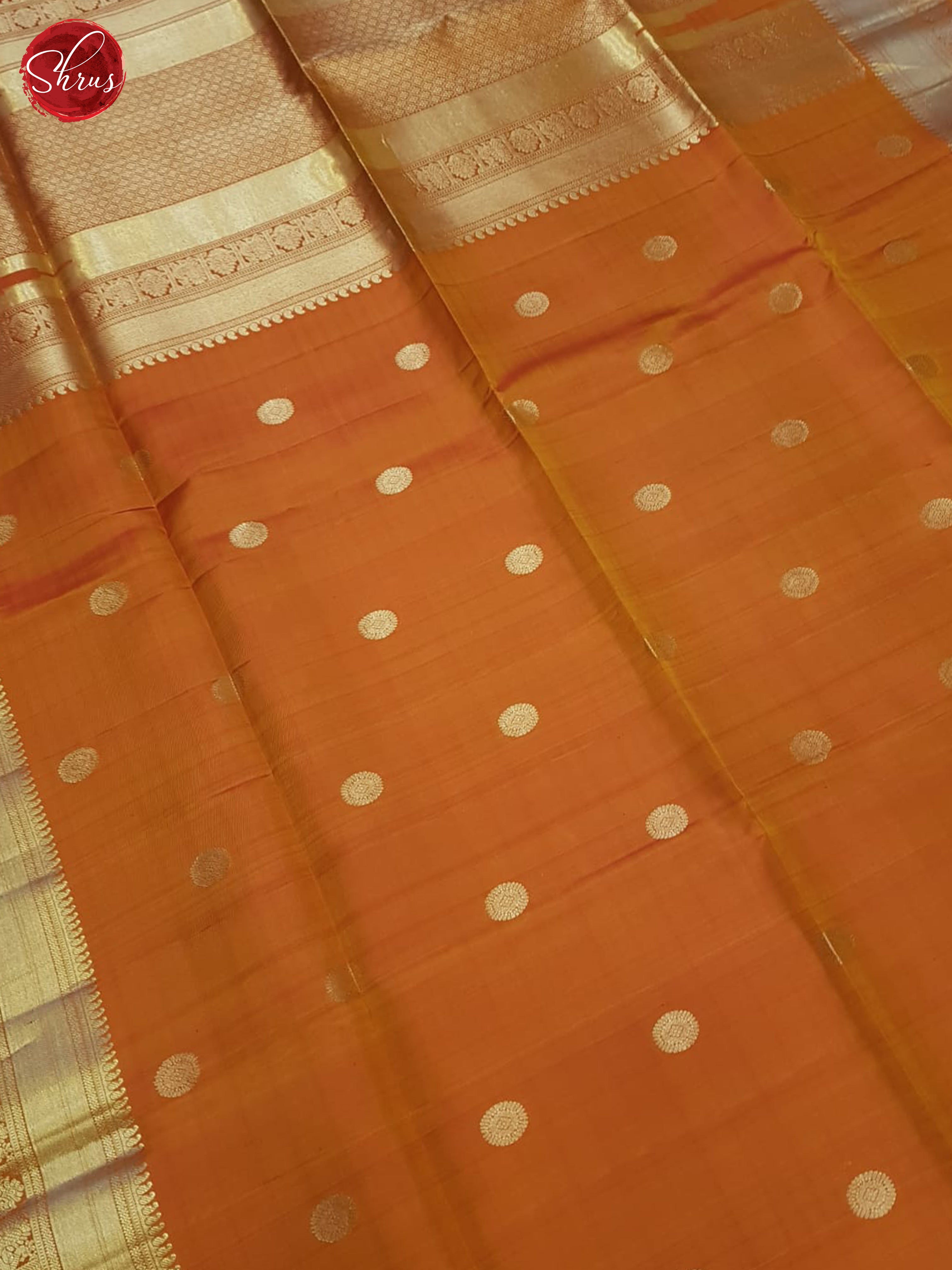 Orange(Single Tone)- Soft Silk Saree - Shop on ShrusEternity.com