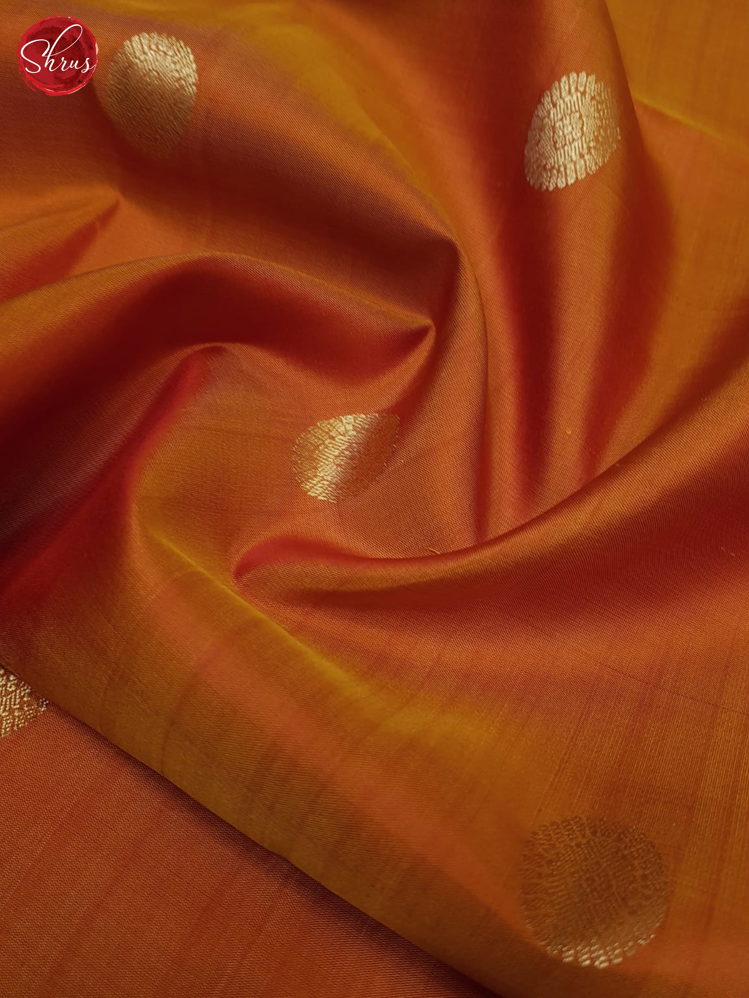 Orange(Single Tone)- Soft Silk Saree - Shop on ShrusEternity.com