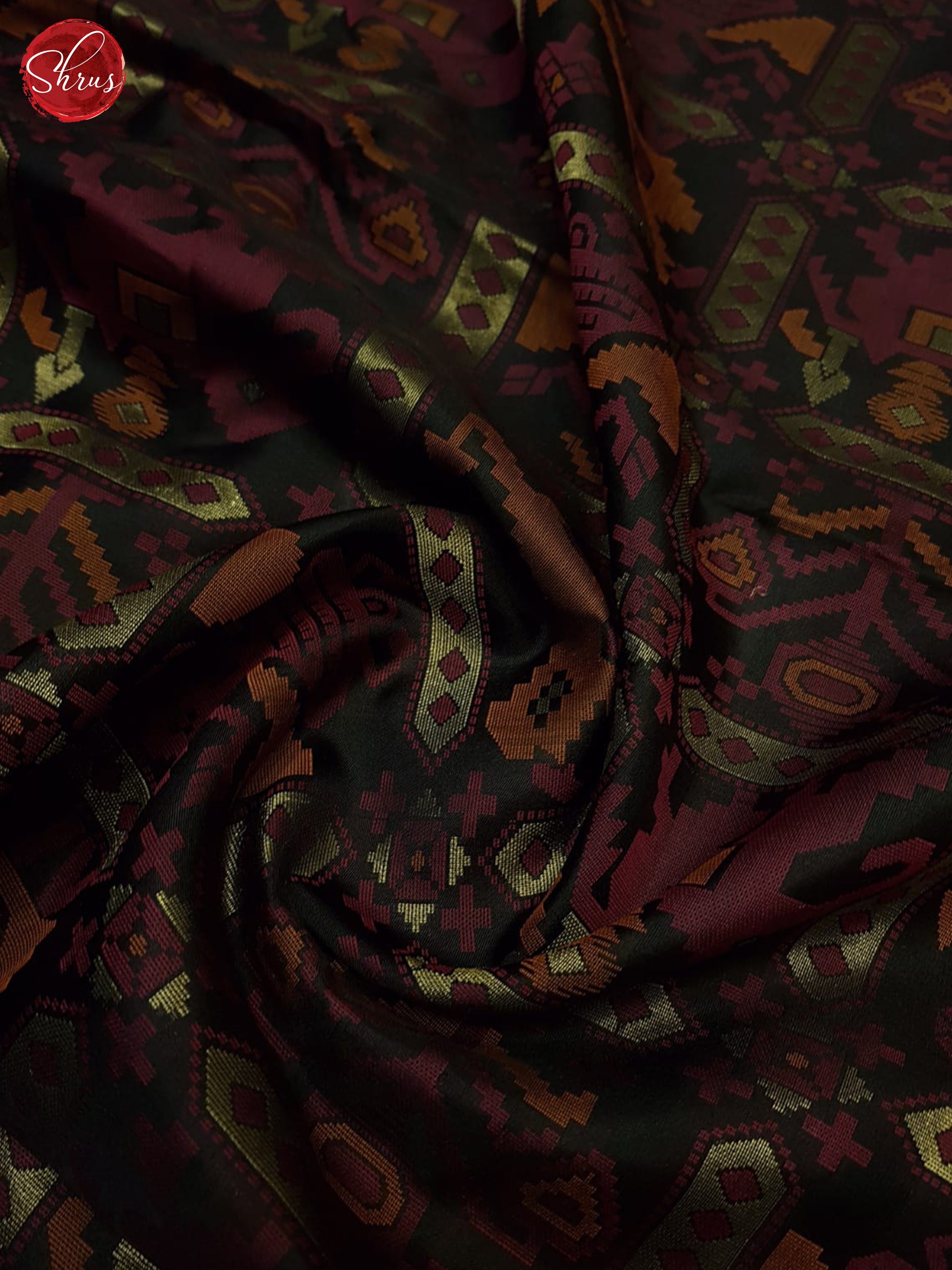 Black(Single Tone)- Soft silk Saree - Shop on ShrusEternity.com