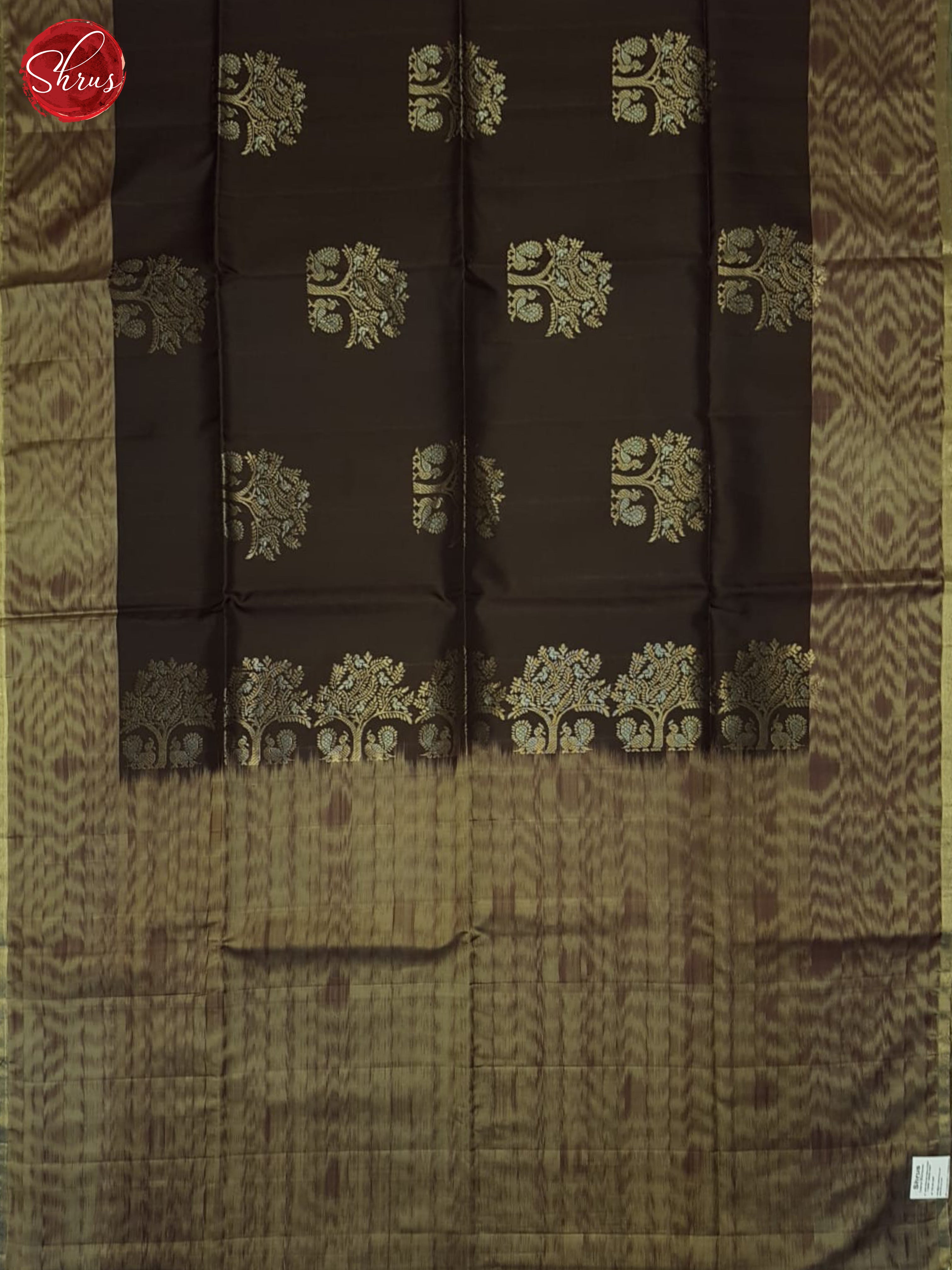 Brown And Dusty Wine - Soft Silk Saree - Shop on ShrusEternity.com