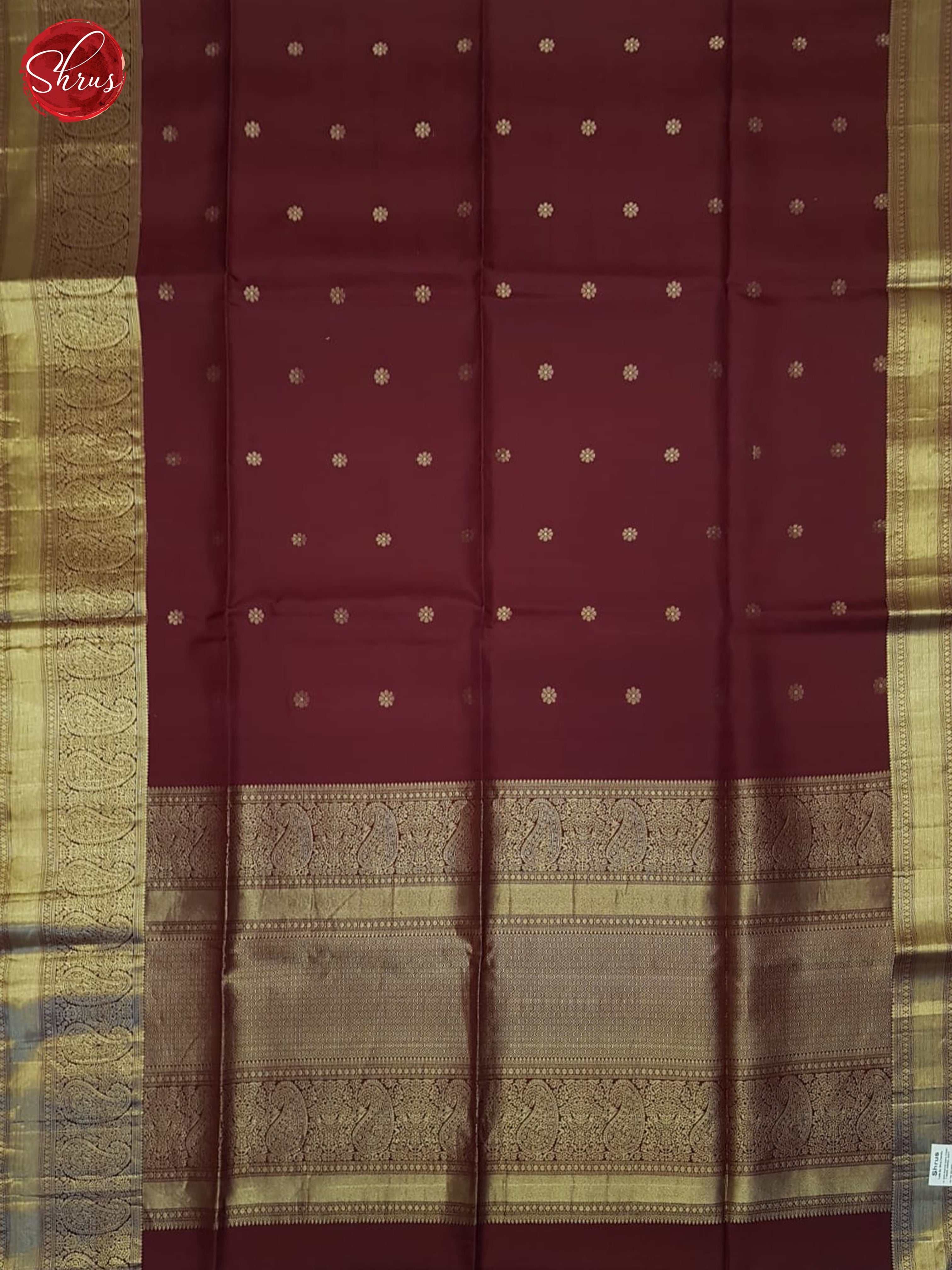 Maroon(Single tone)- Soft Silk Saree - Shop on ShrusEternity.com