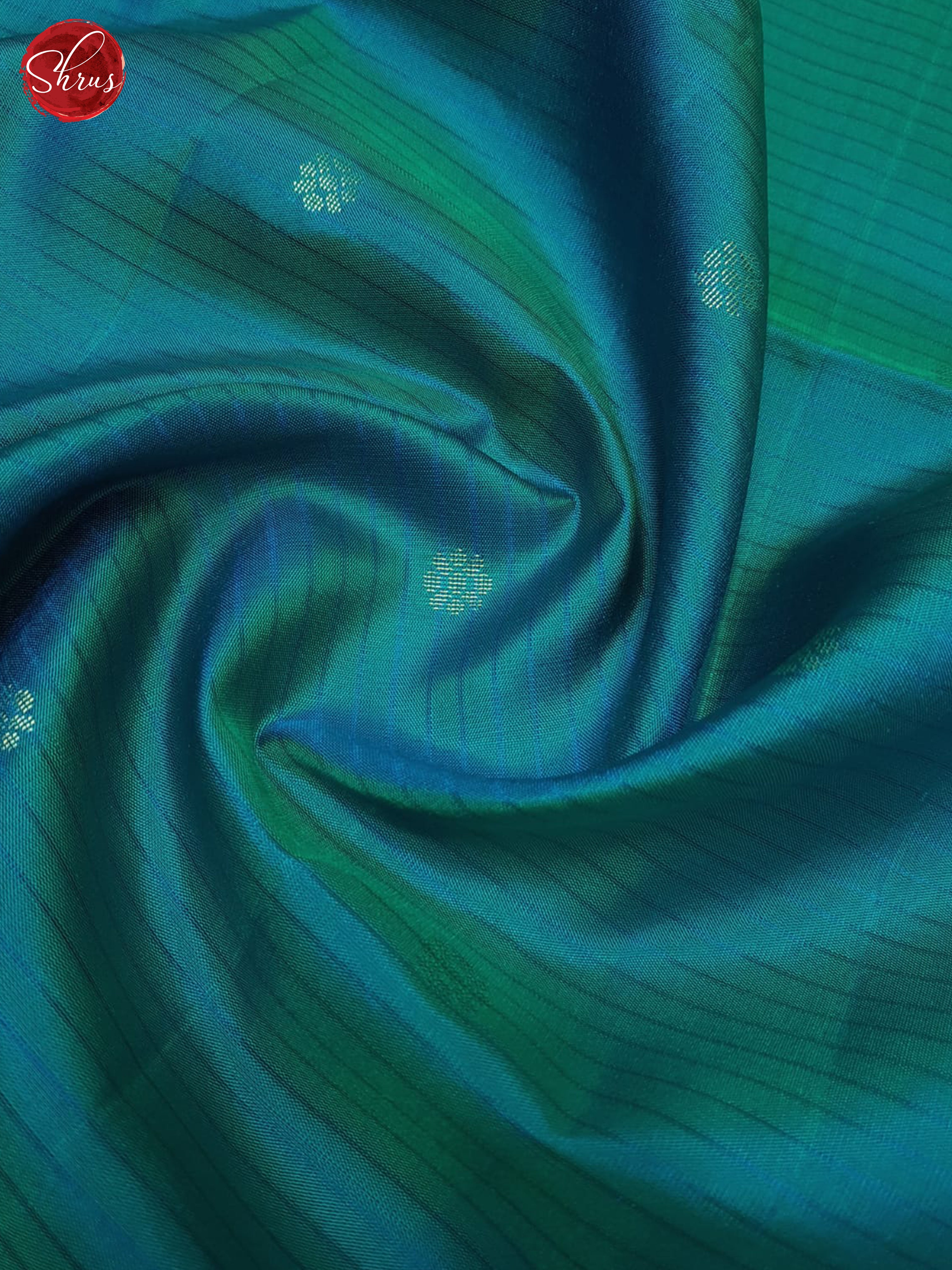 Blue And Red- Soft Silk Saree - Shop on ShrusEternity.com