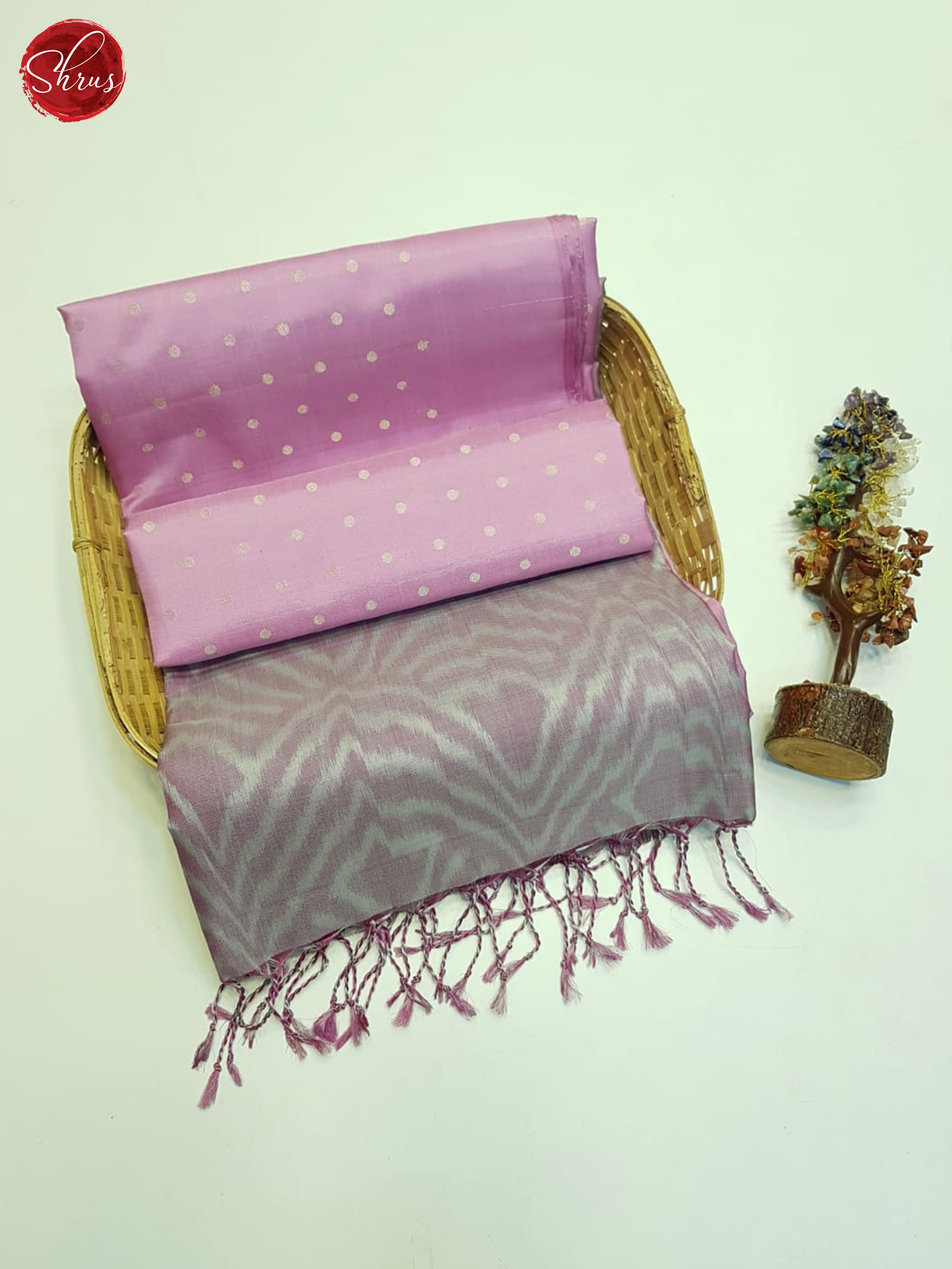 Lavender And Dusty Lavender- Soft Silk Saree - Shop on ShrusEternity.com