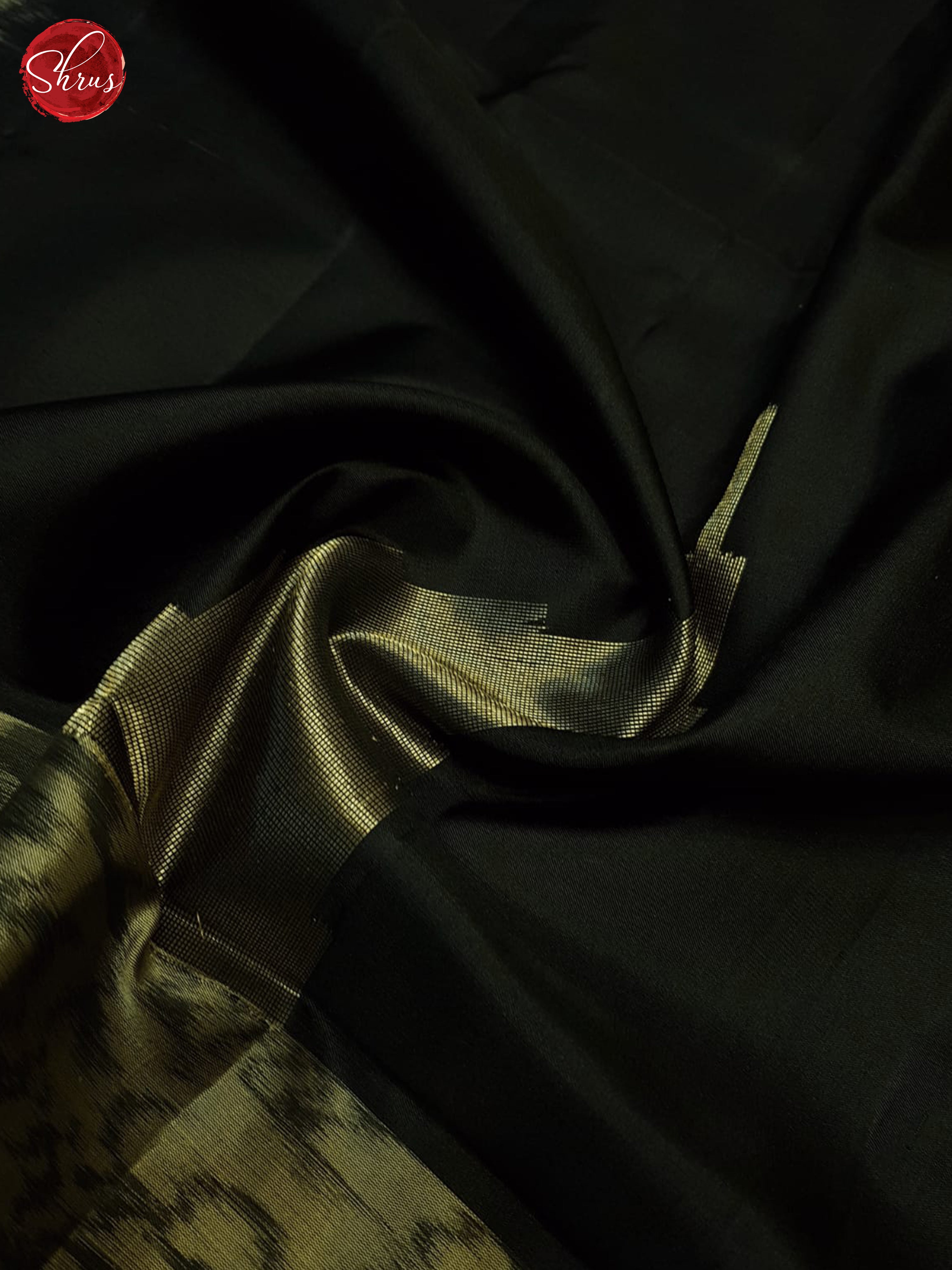 Black And Grey- Soft Silk Saree - Shop on ShrusEternity.com