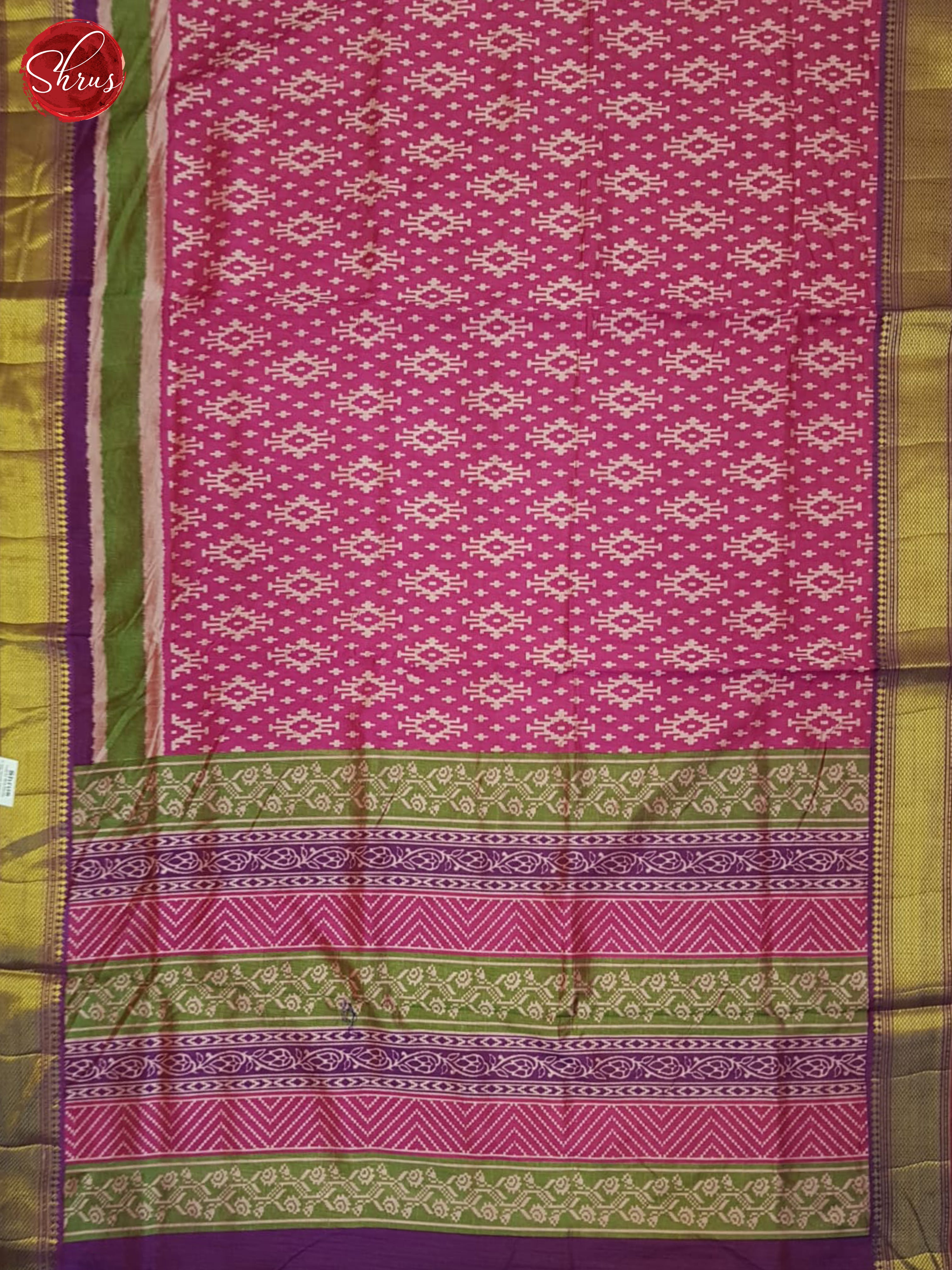 Pink & Purple - Semi Patola Saree - Shop on ShrusEternity.com