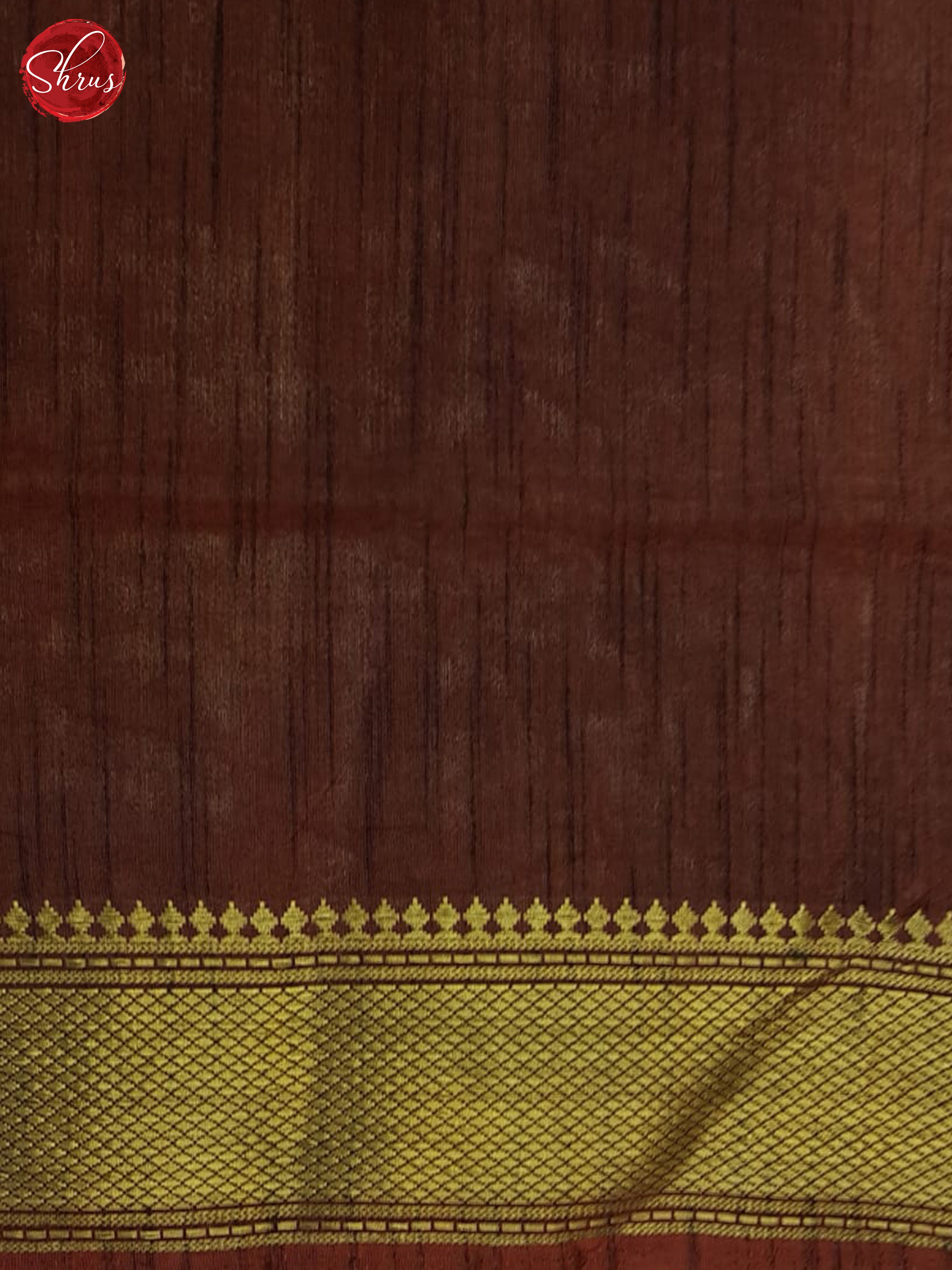 Red & Brown - Semi Patola Saree - Shop on ShrusEternity.com