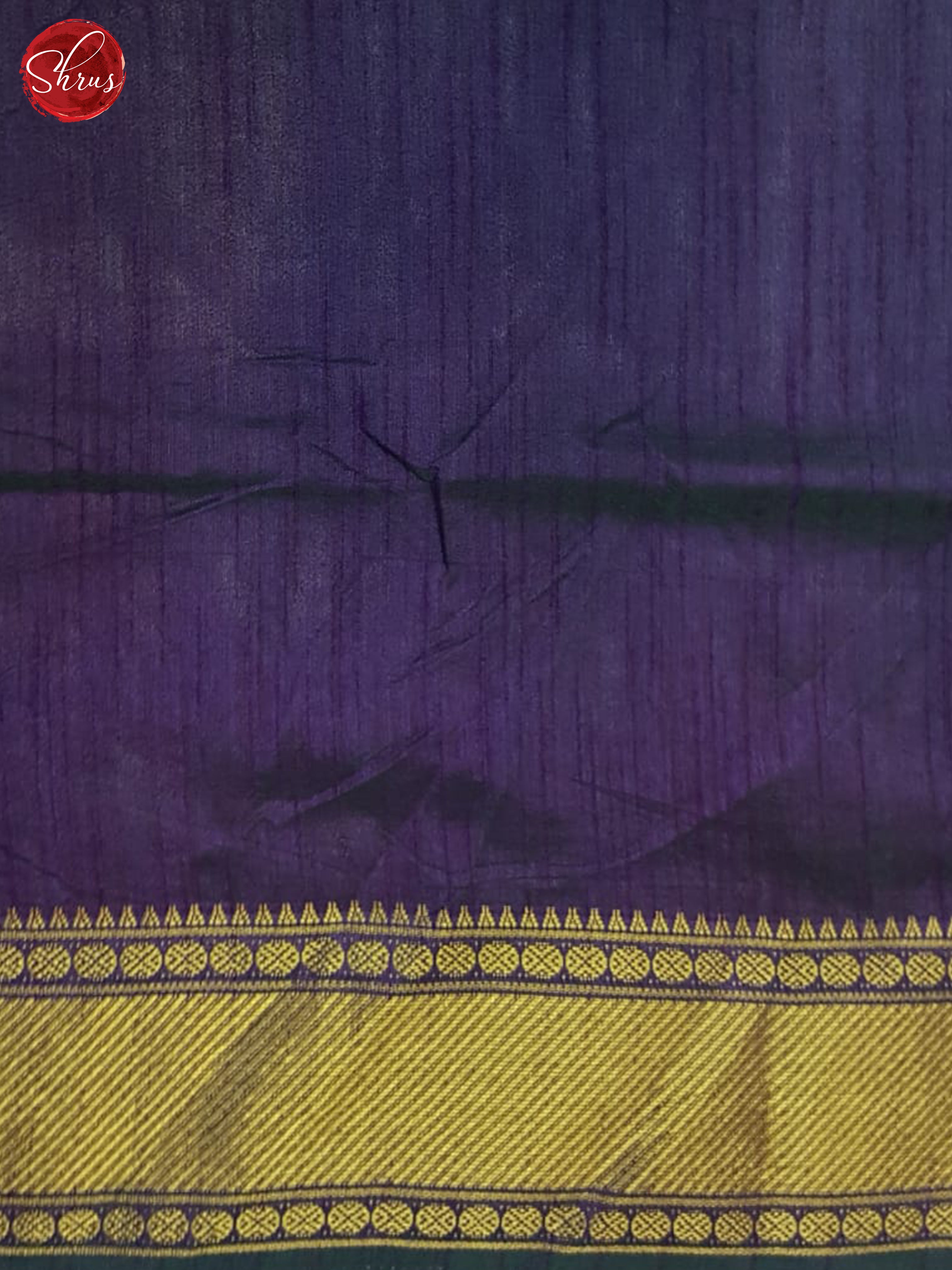 Blue & Purple - Semi Patola Saree - Shop on ShrusEternity.com