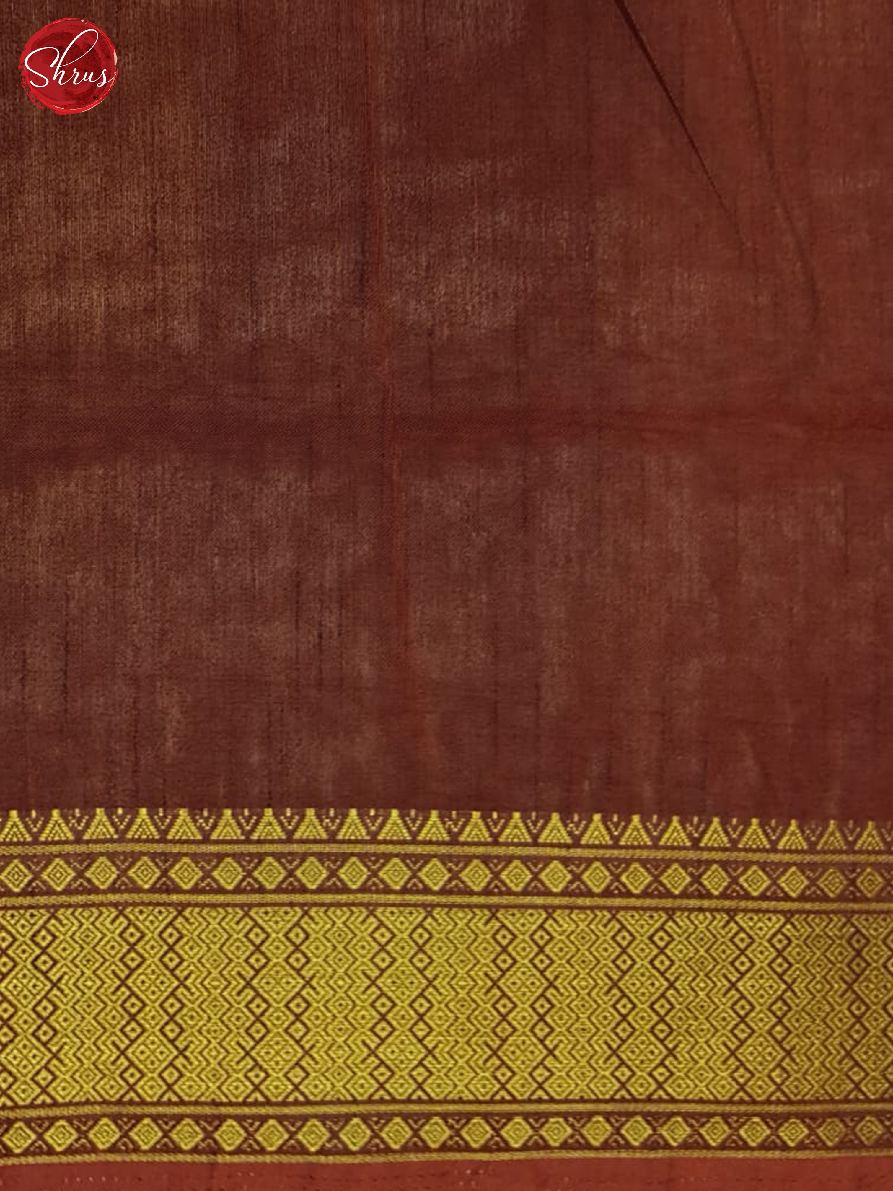 Brick & Brown - Semi Patola Saree - Shop on ShrusEternity.com