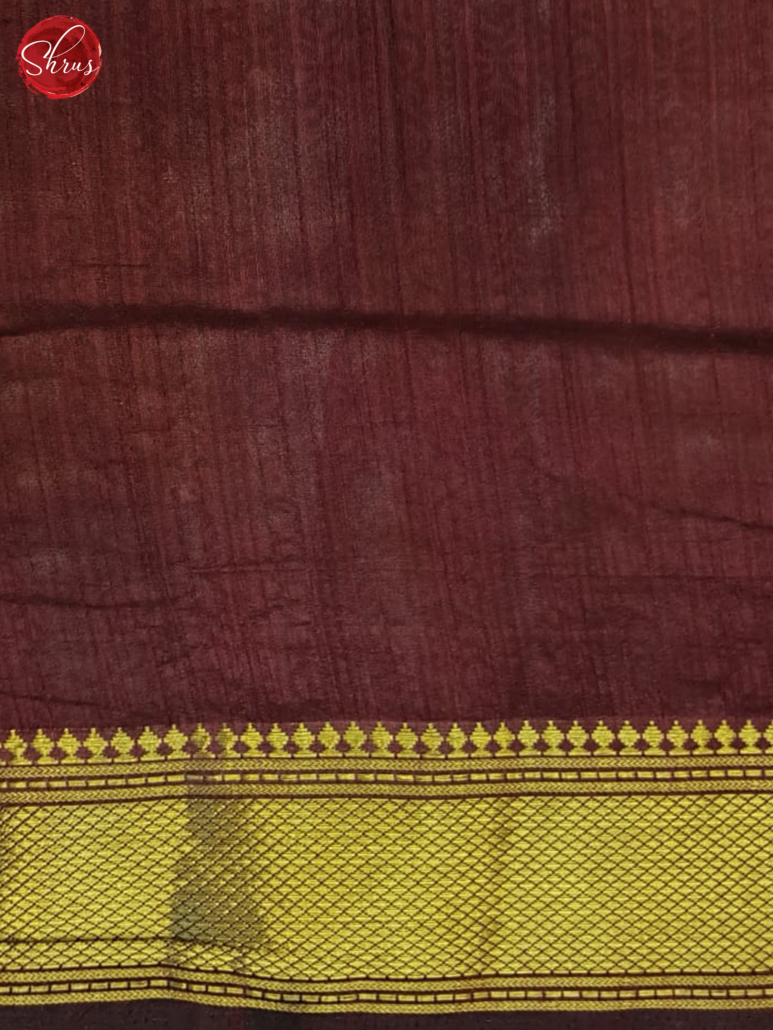 Black And Maroon- Semi Patola Saree - Shop on ShrusEternity.com