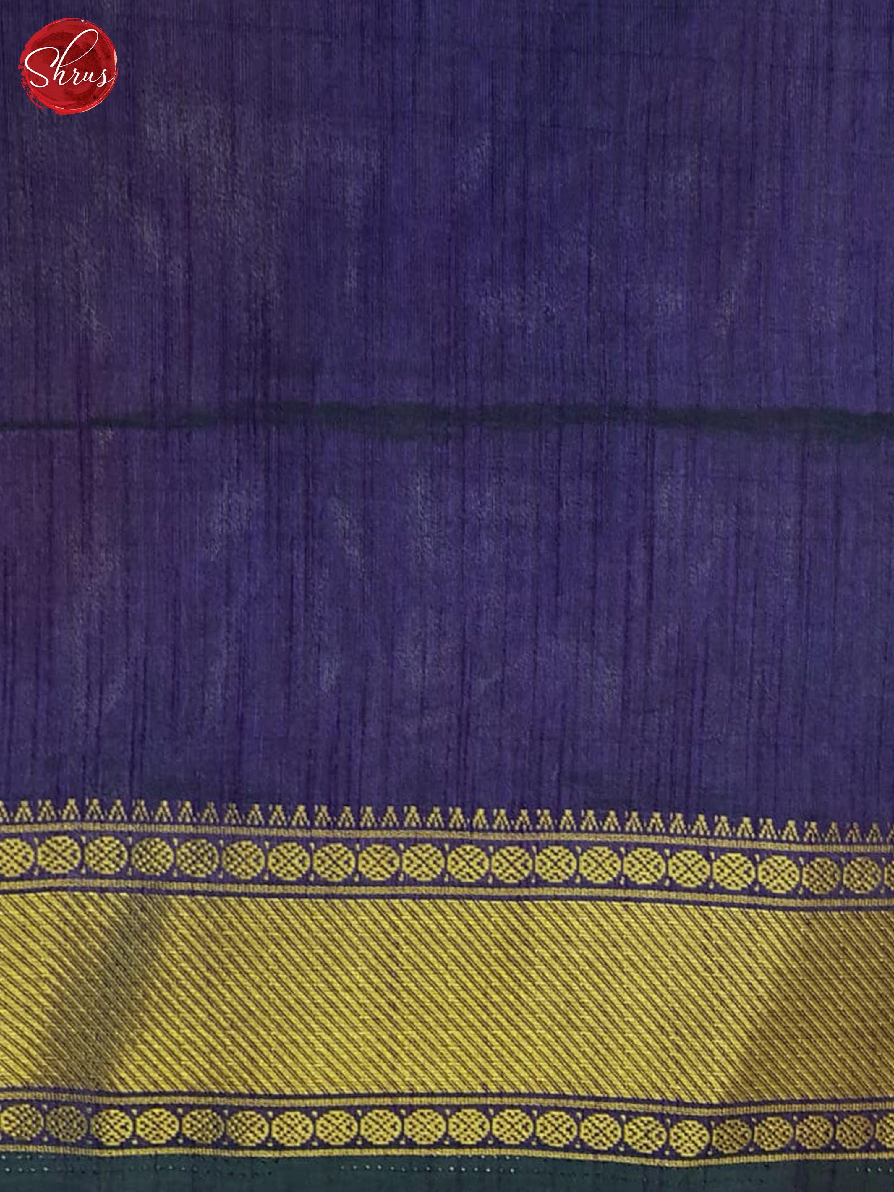 Blue & Purple - Semi Patola Saree - Shop on ShrusEternity.com