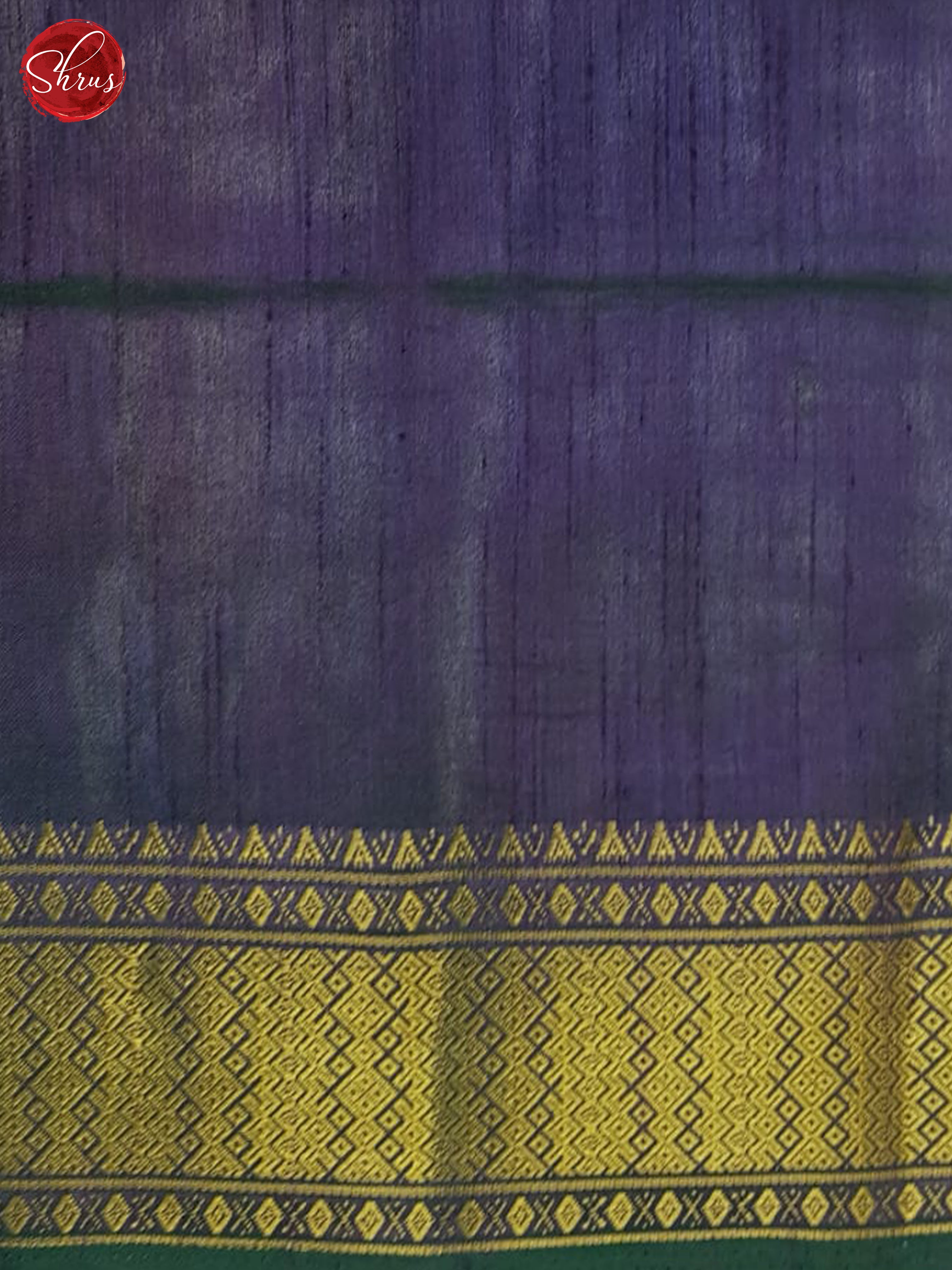 Blue & Purple- Semi Patola Saree - Shop on ShrusEternity.com