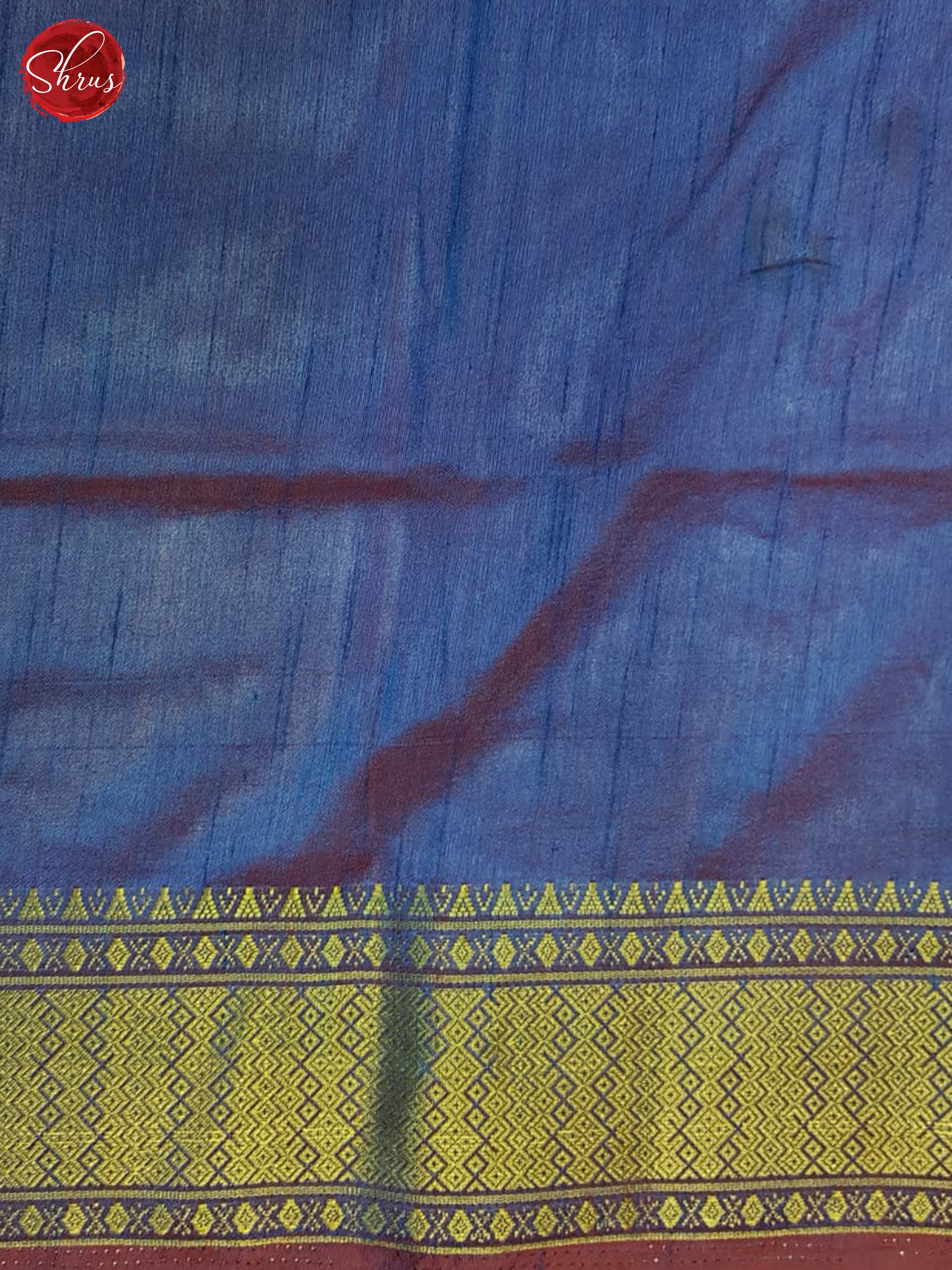 Pink And Blue- Semi Patol saree - Shop on ShrusEternity.com