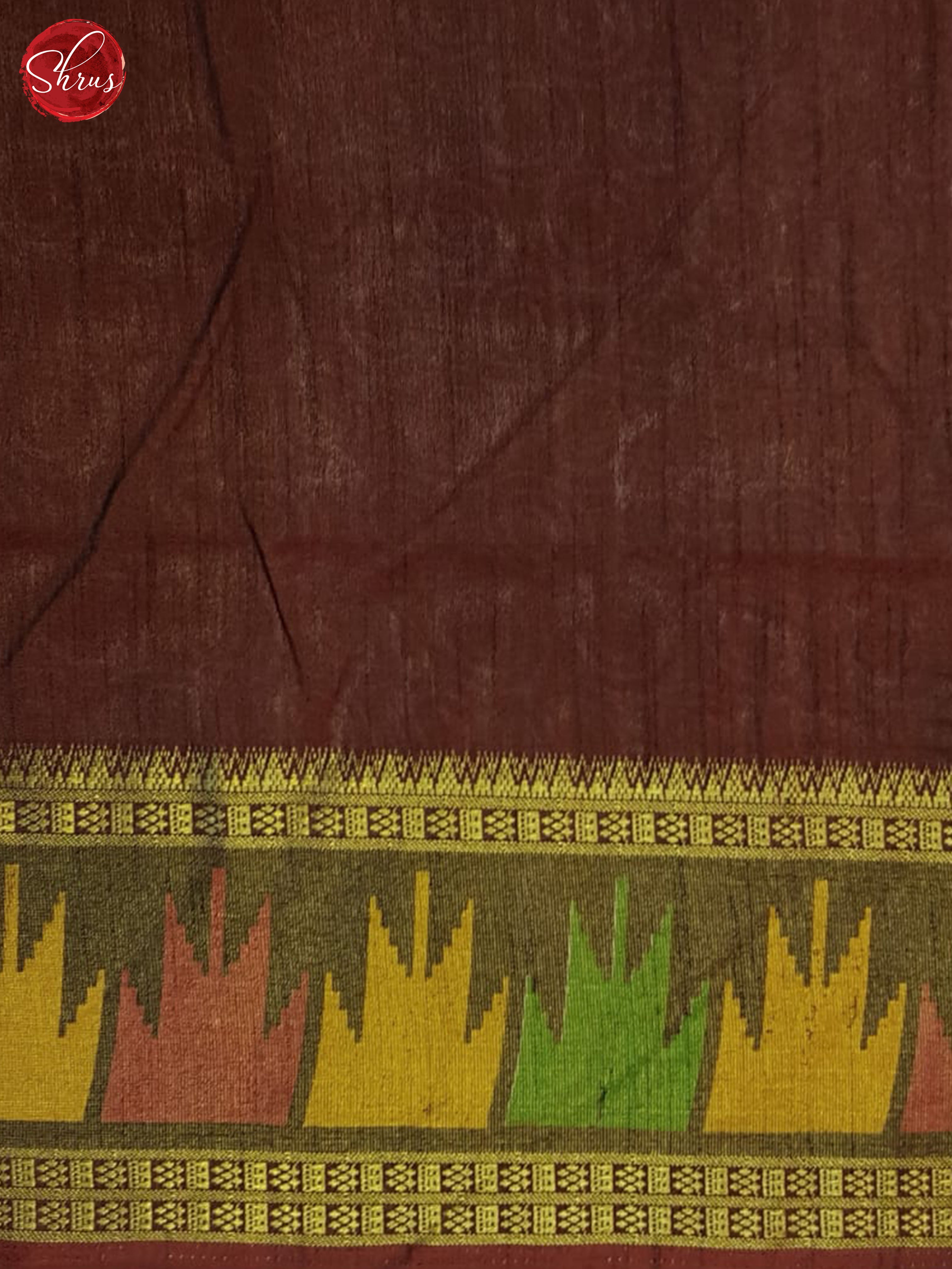 Red And Maroon- Semi Patola Saree - Shop on ShrusEternity.com