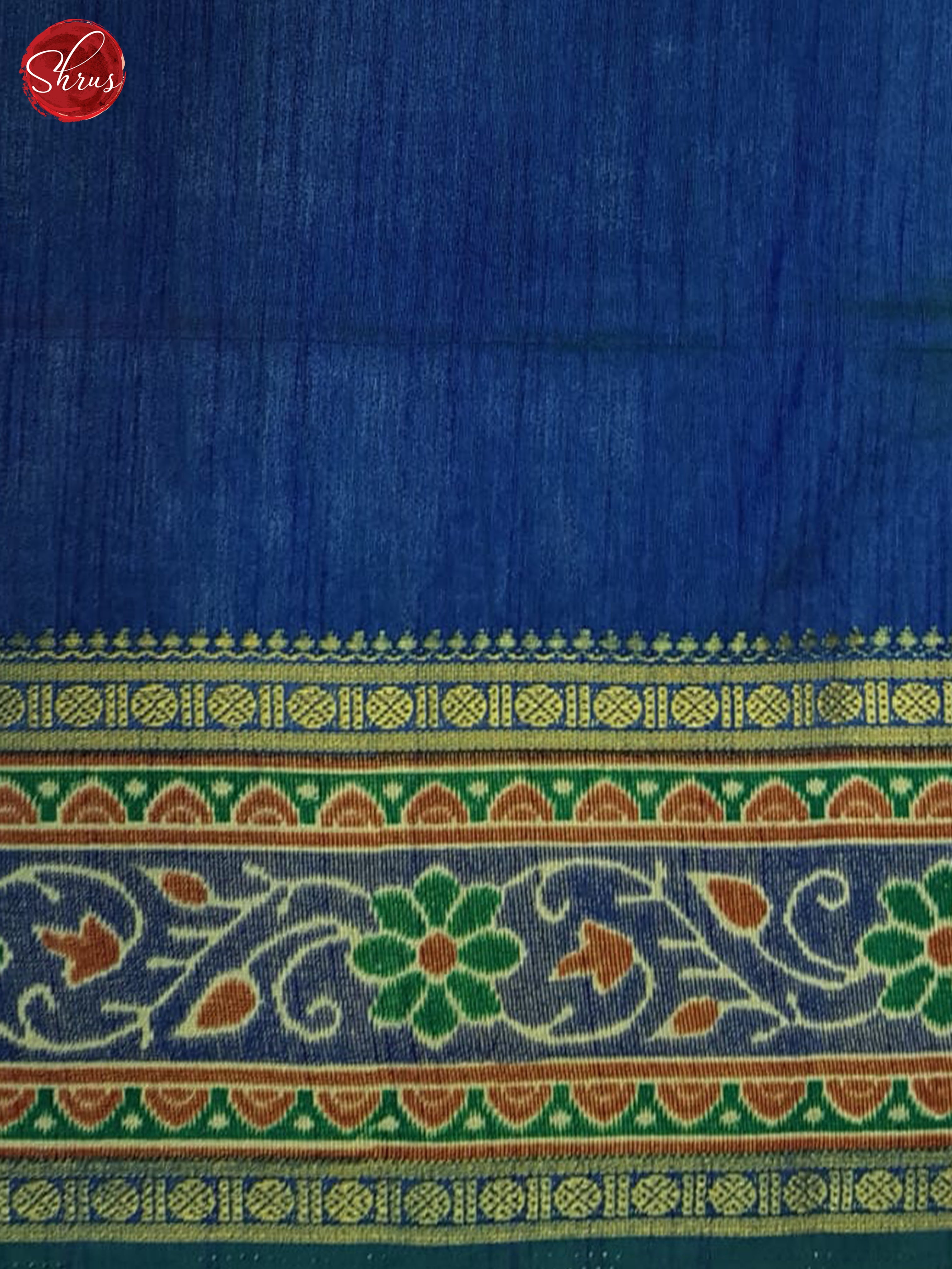 Green & Blue - Semi Patola Saree - Shop on ShrusEternity.com