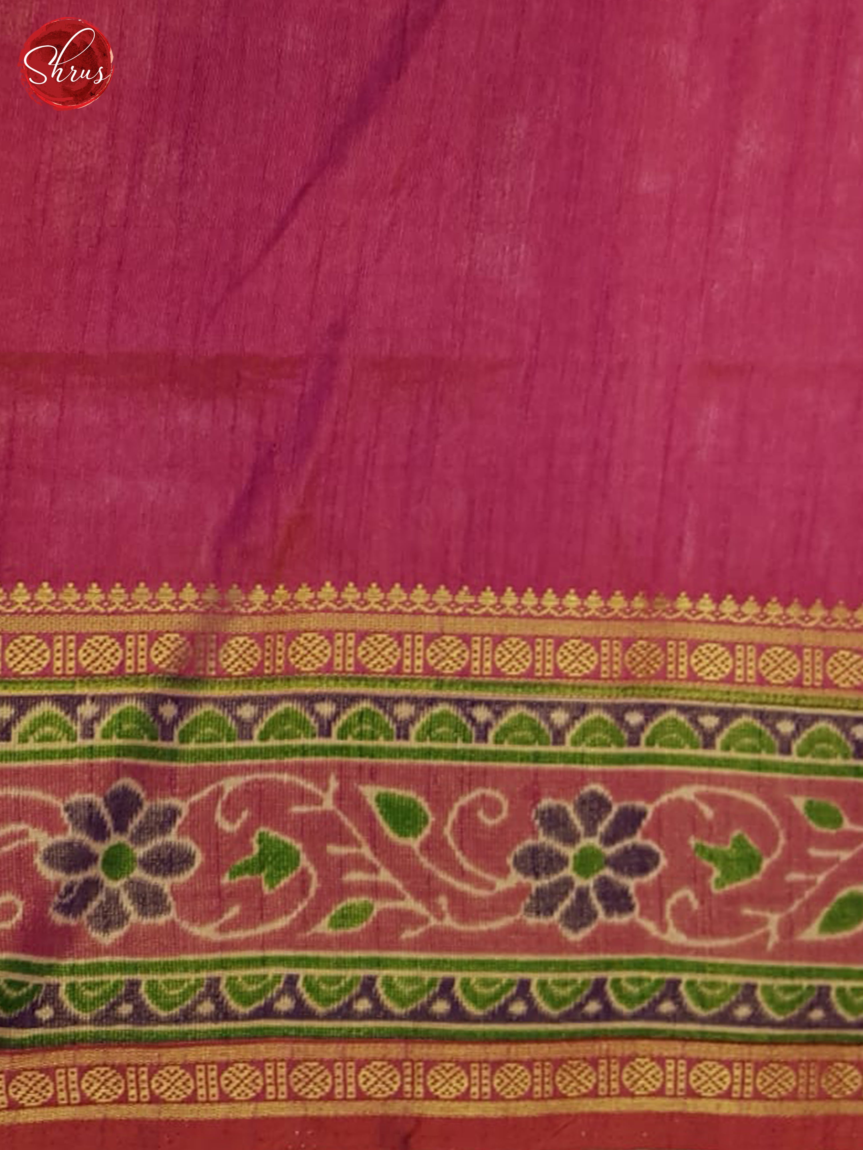 Purple & Pink - Semi Patola Saree - Shop on ShrusEternity.com