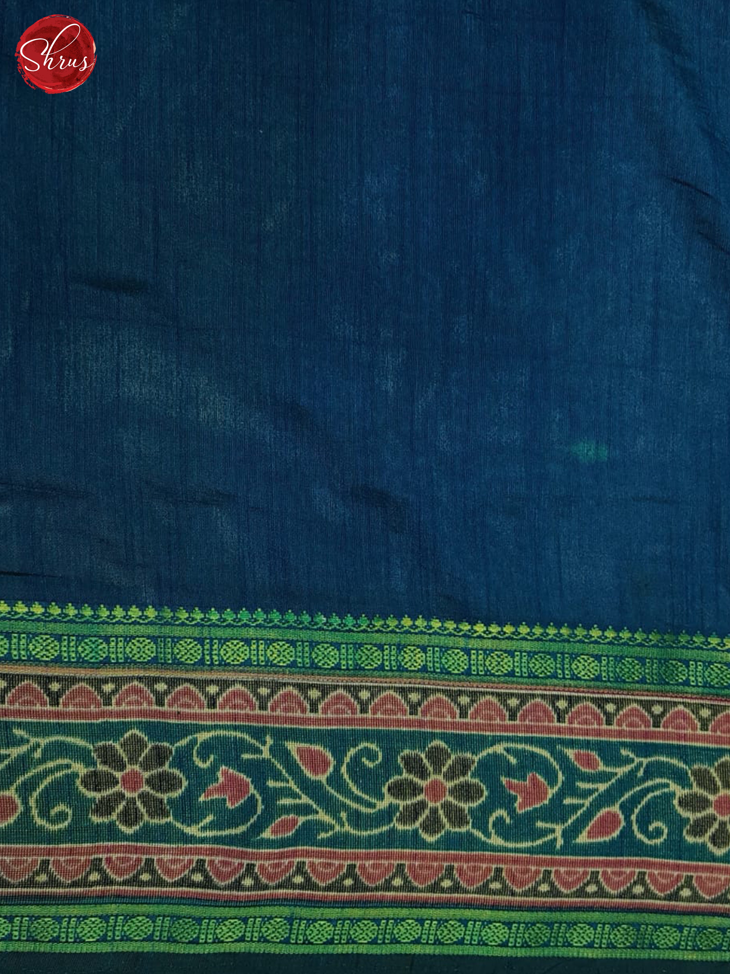 Blue & Green - Semi Patola Saree - Shop on ShrusEternity.com