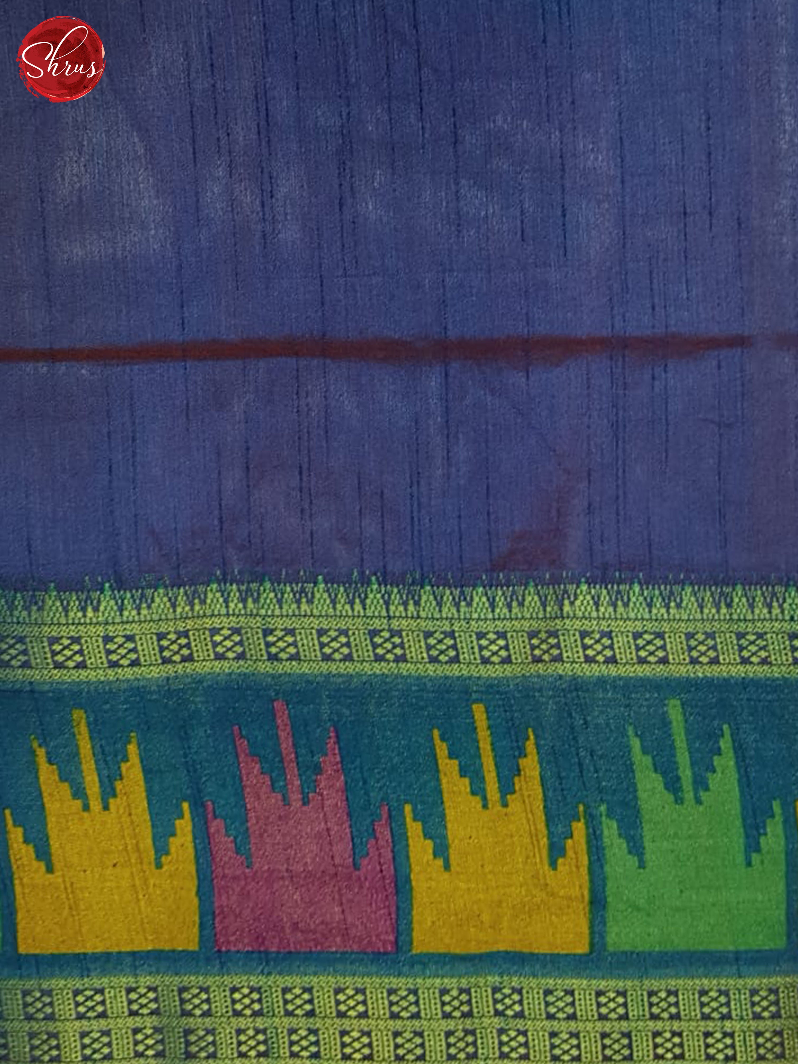 Pink And Bluish Purple- Semi Patola Saree - Shop on ShrusEternity.com