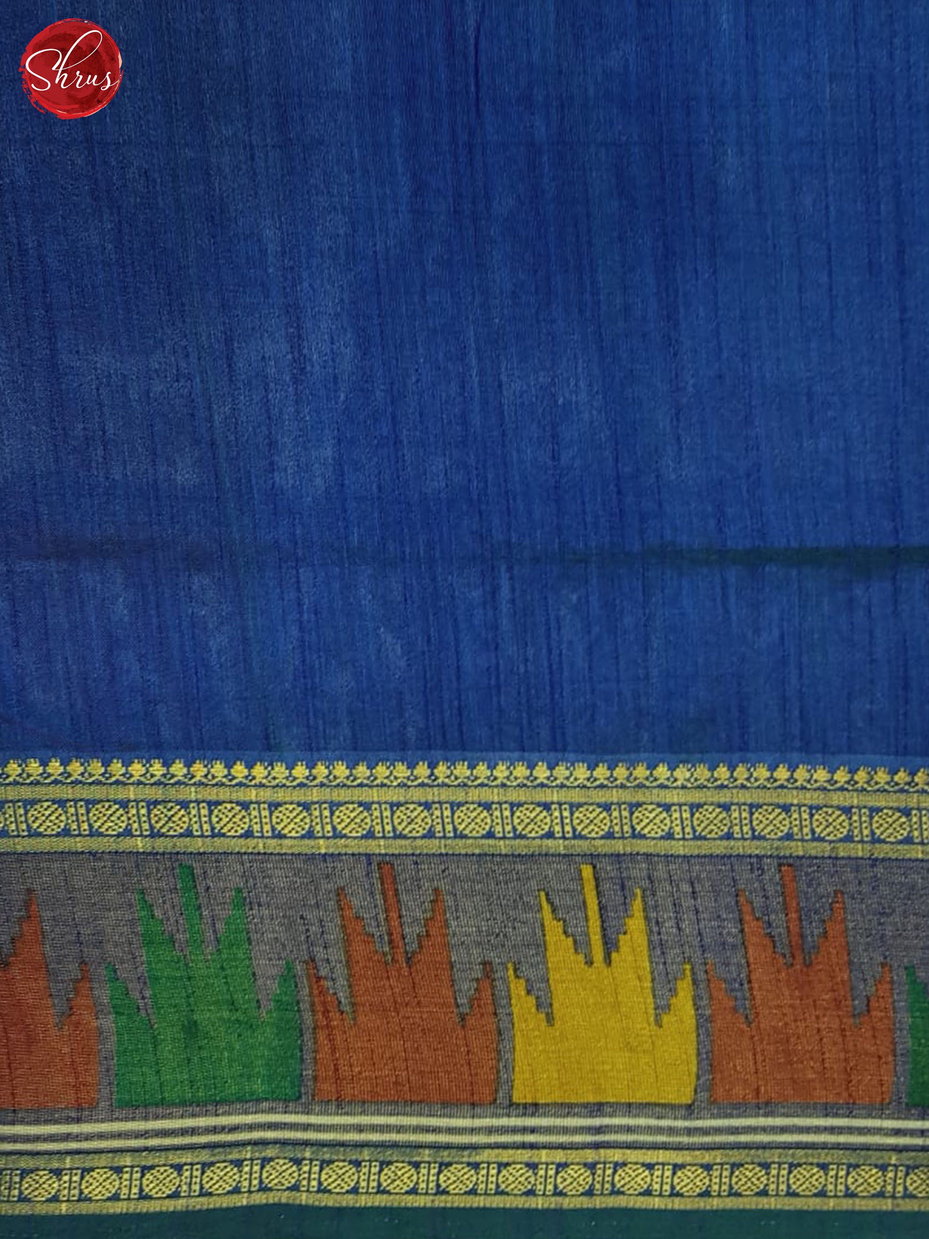 Green And Blue- Semi Patola Saree - Shop on ShrusEternity.com