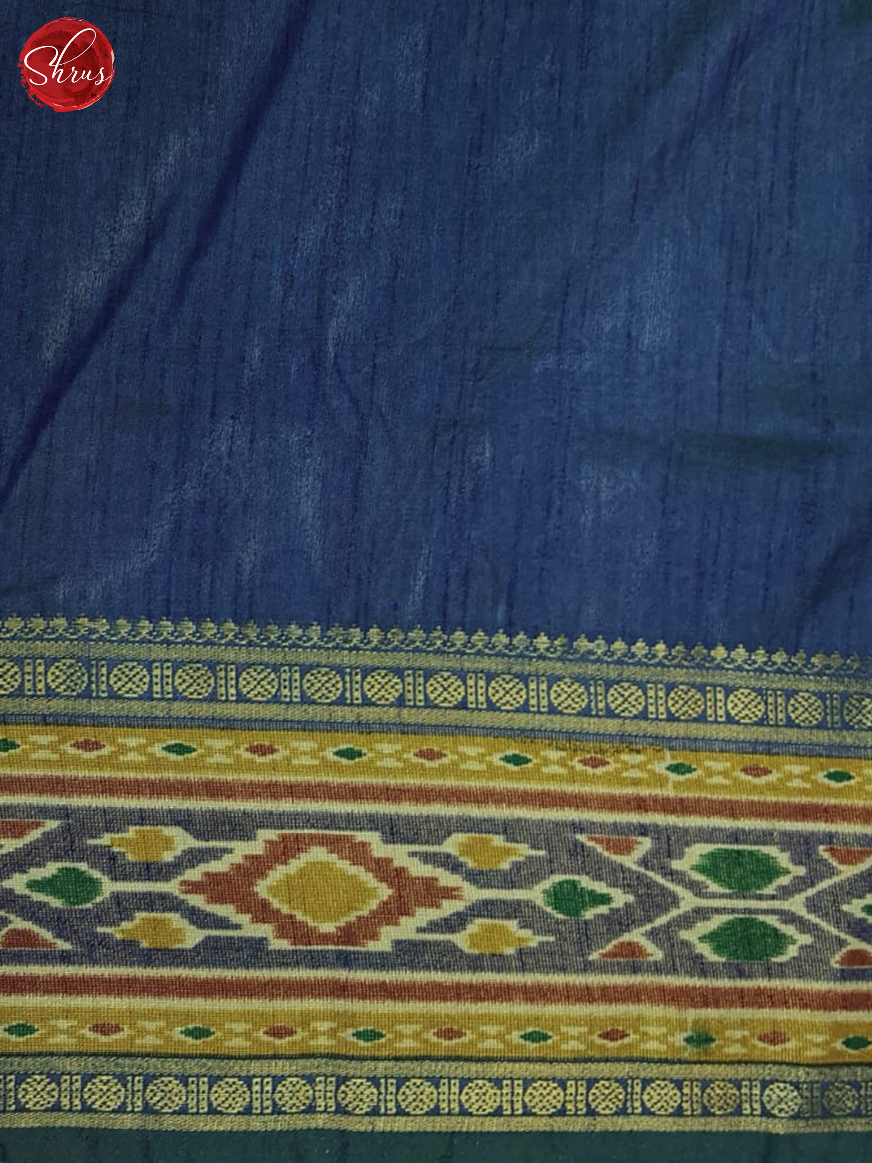 Green & Blue - Semi Patola Saree - Shop on ShrusEternity.com
