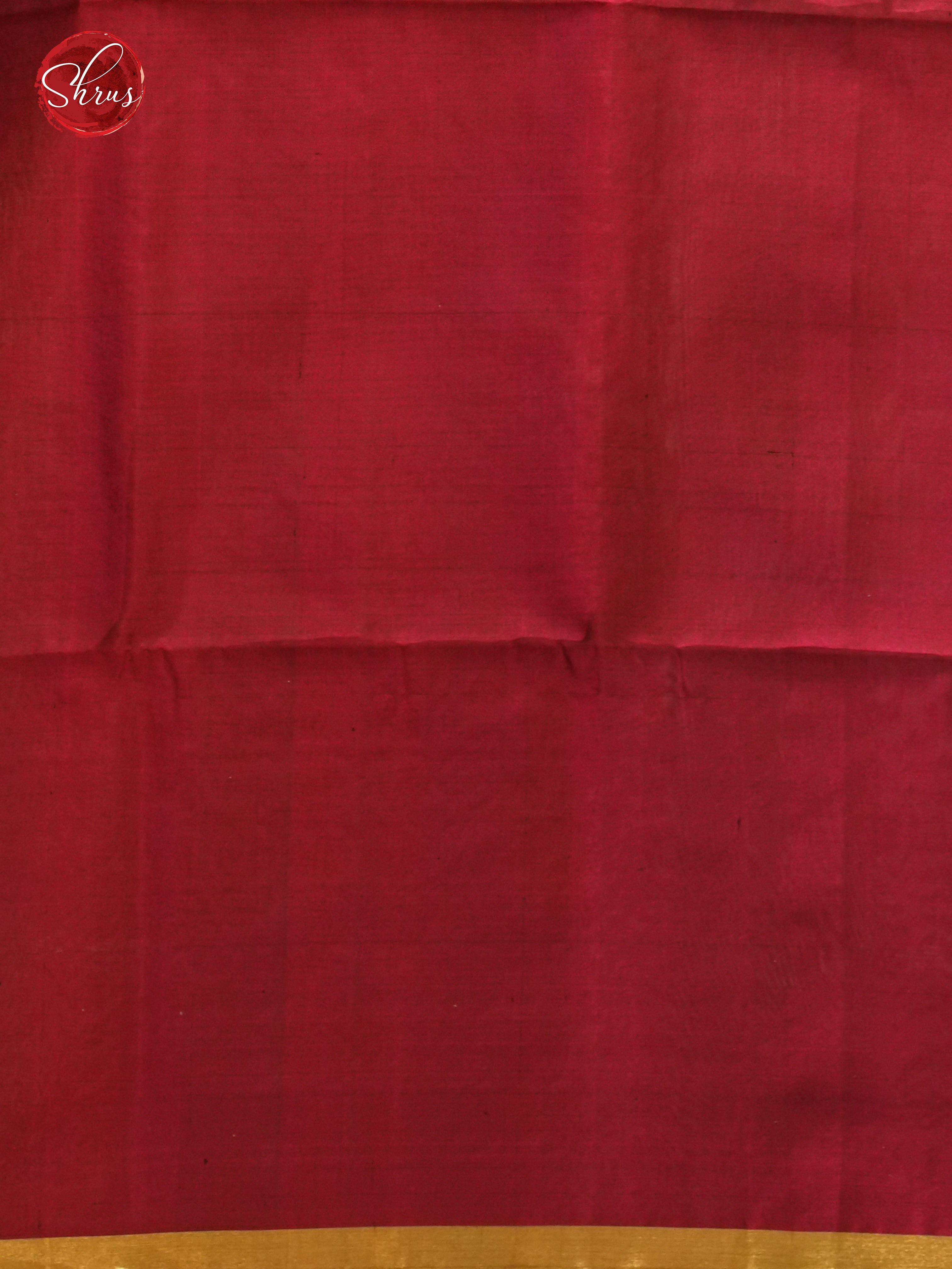 Grey And Maroon- Soft Silk Saree - Shop on ShrusEternity.com