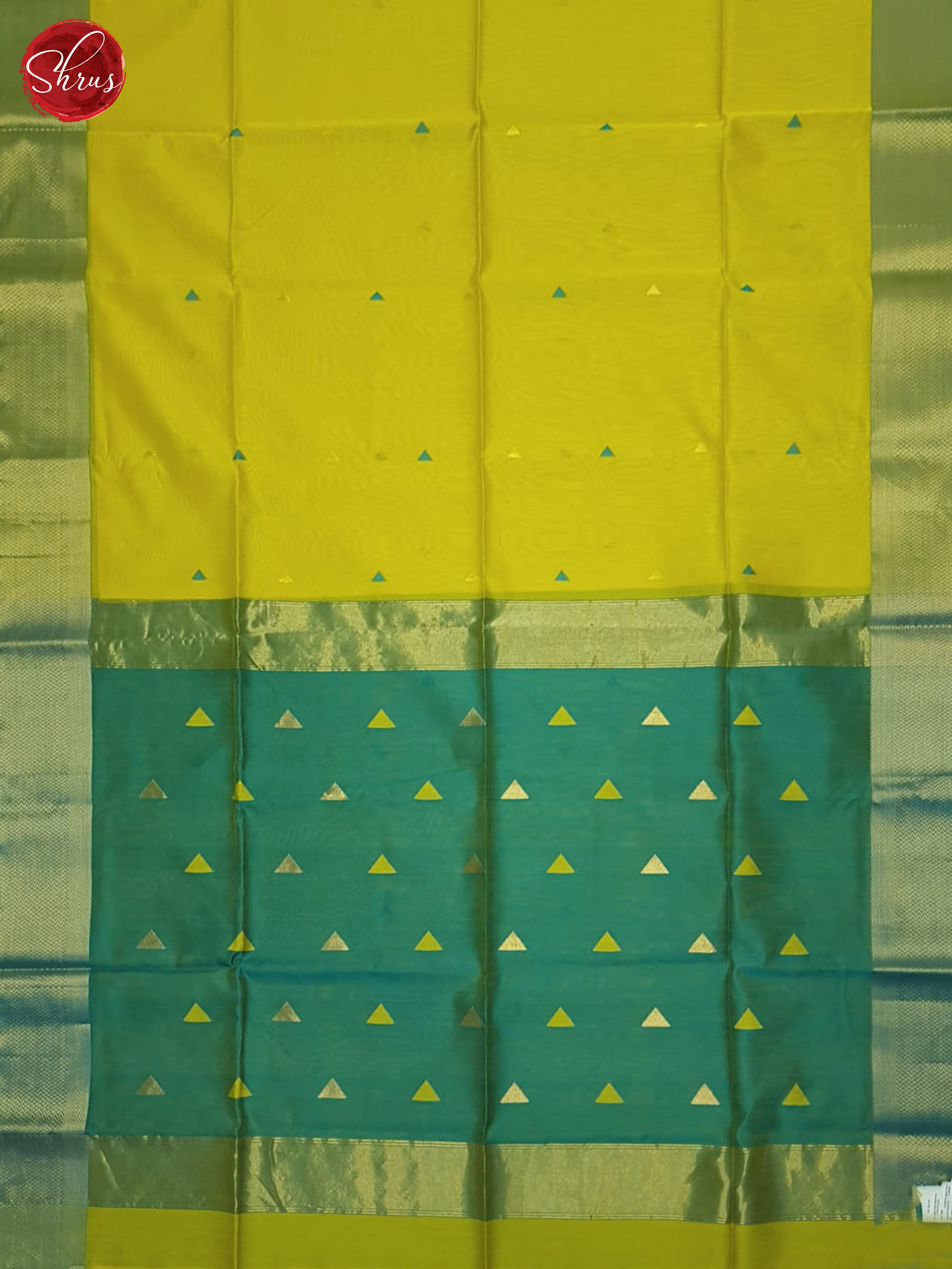 Mathulir Green & Blue - Maheshwari silkcotton Saree - Shop on ShrusEternity.com