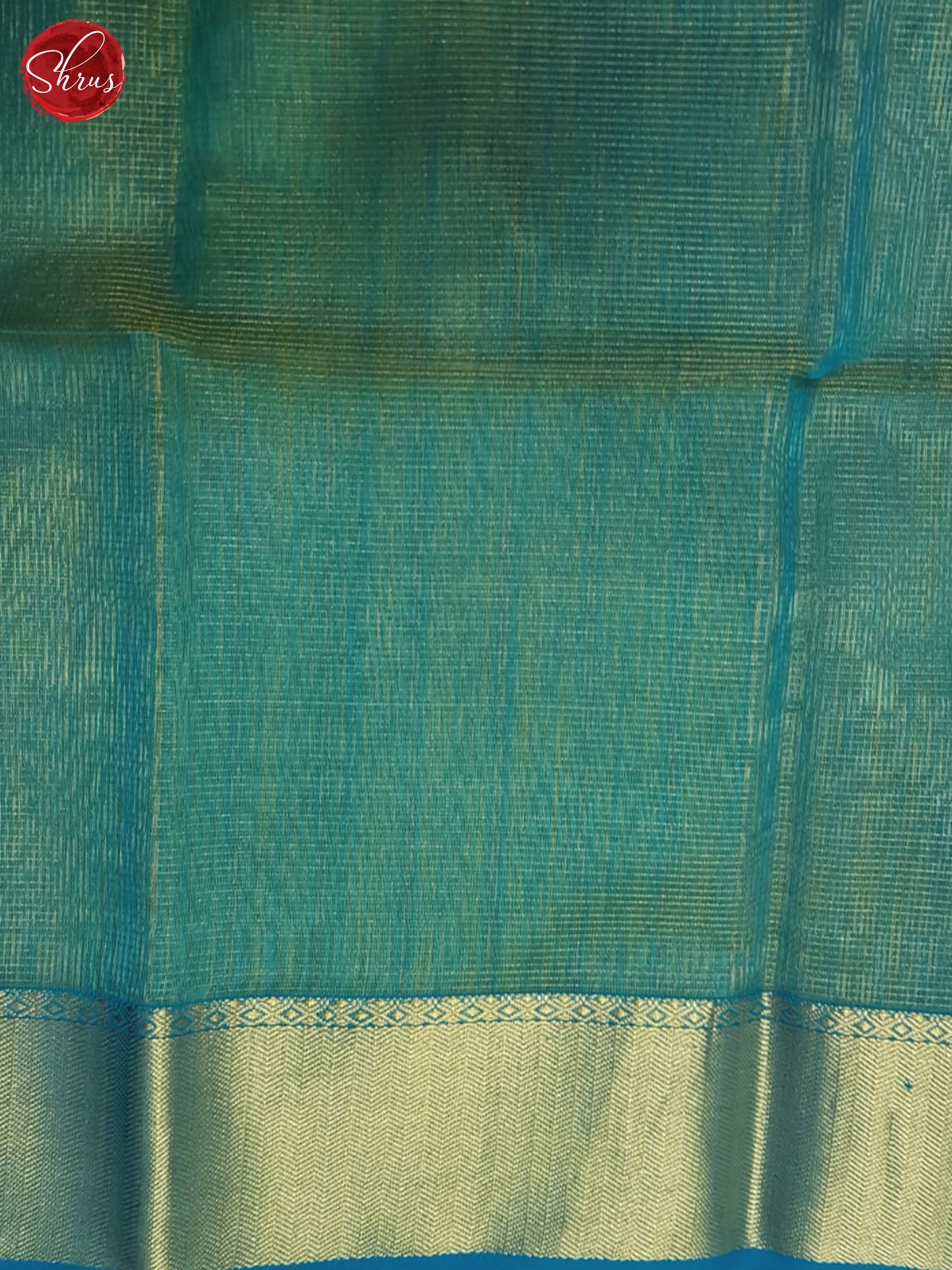 Green and Blue- Maheshwari silkcotton Saree - Shop on ShrusEternity.com