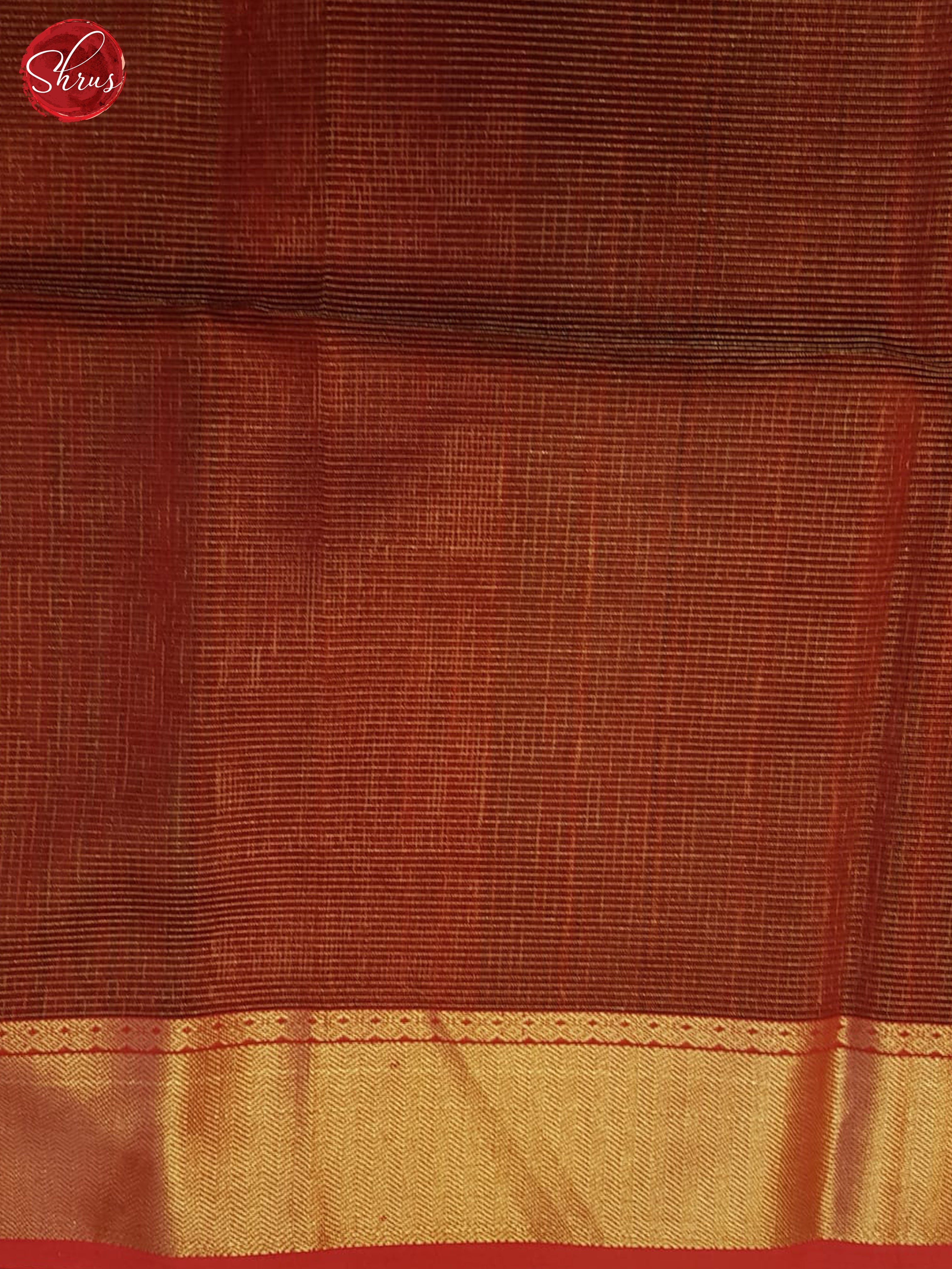Green And Red- Maheshwari Silk Cotton Saree - Shop on ShrusEternity.com