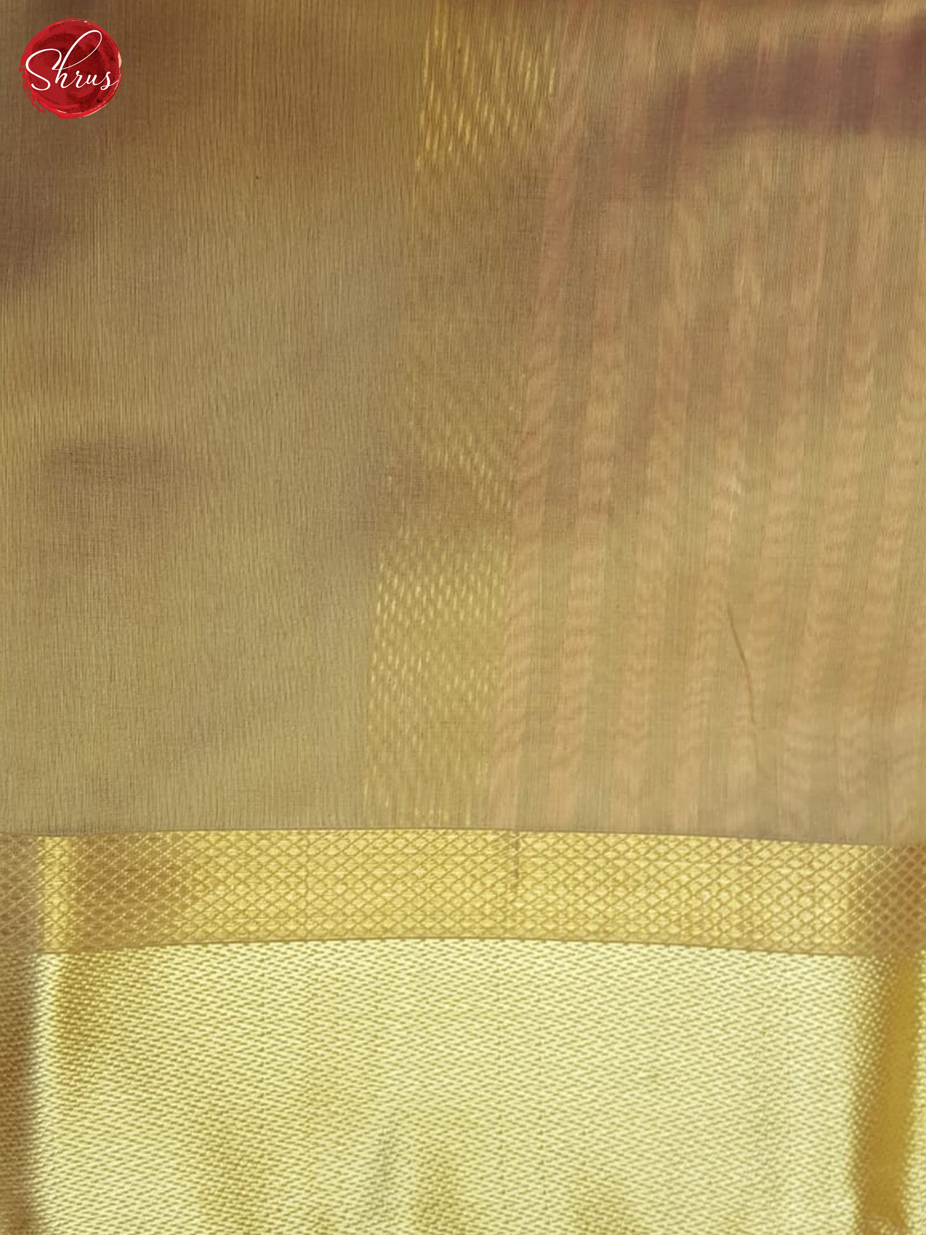 Peach & beige - Maheshwari silkcotton Saree - Shop on ShrusEternity.com