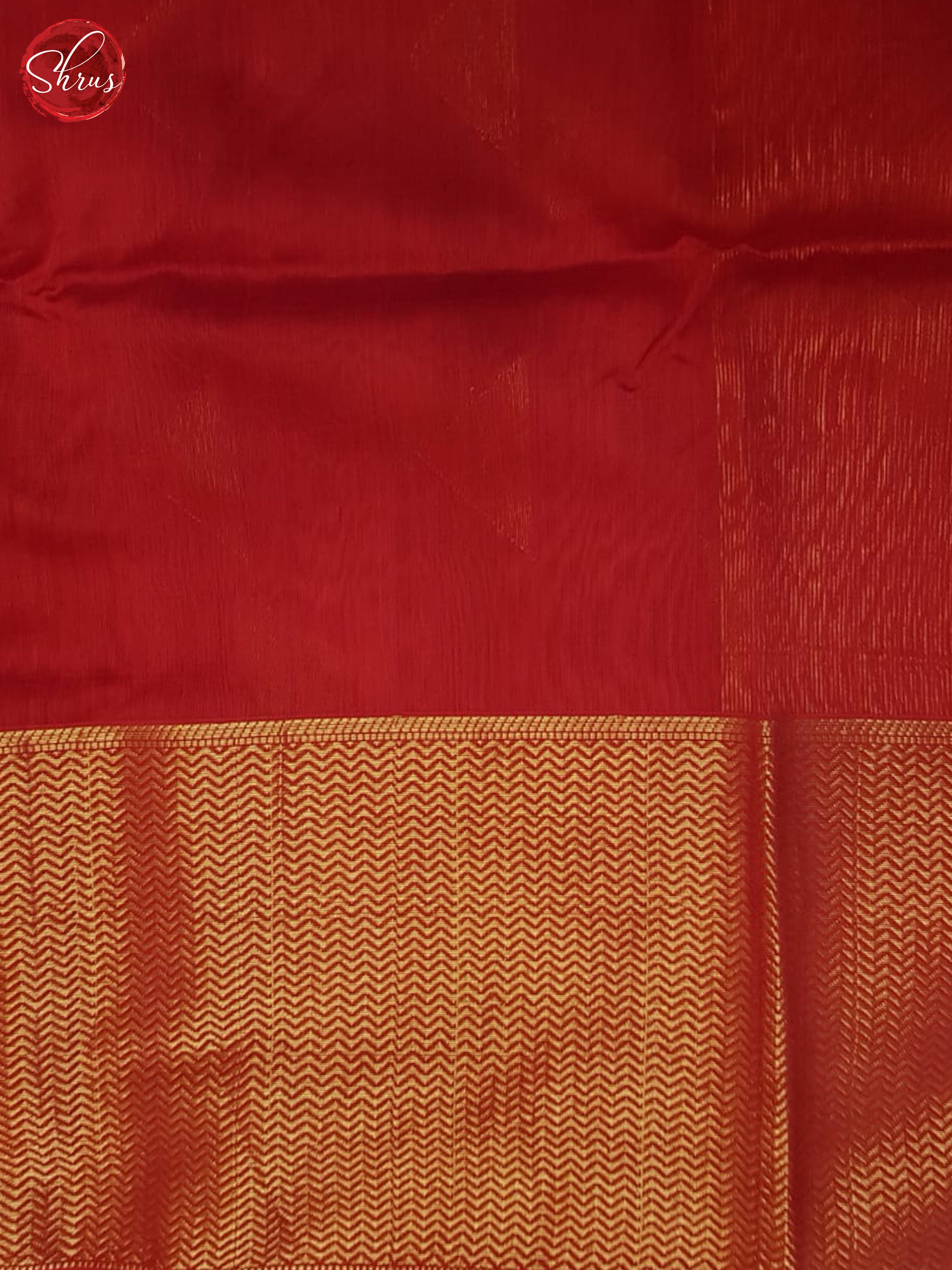 Red(Single Tone)- Maheshwari Silk Cotton saree - Shop on ShrusEternity.com