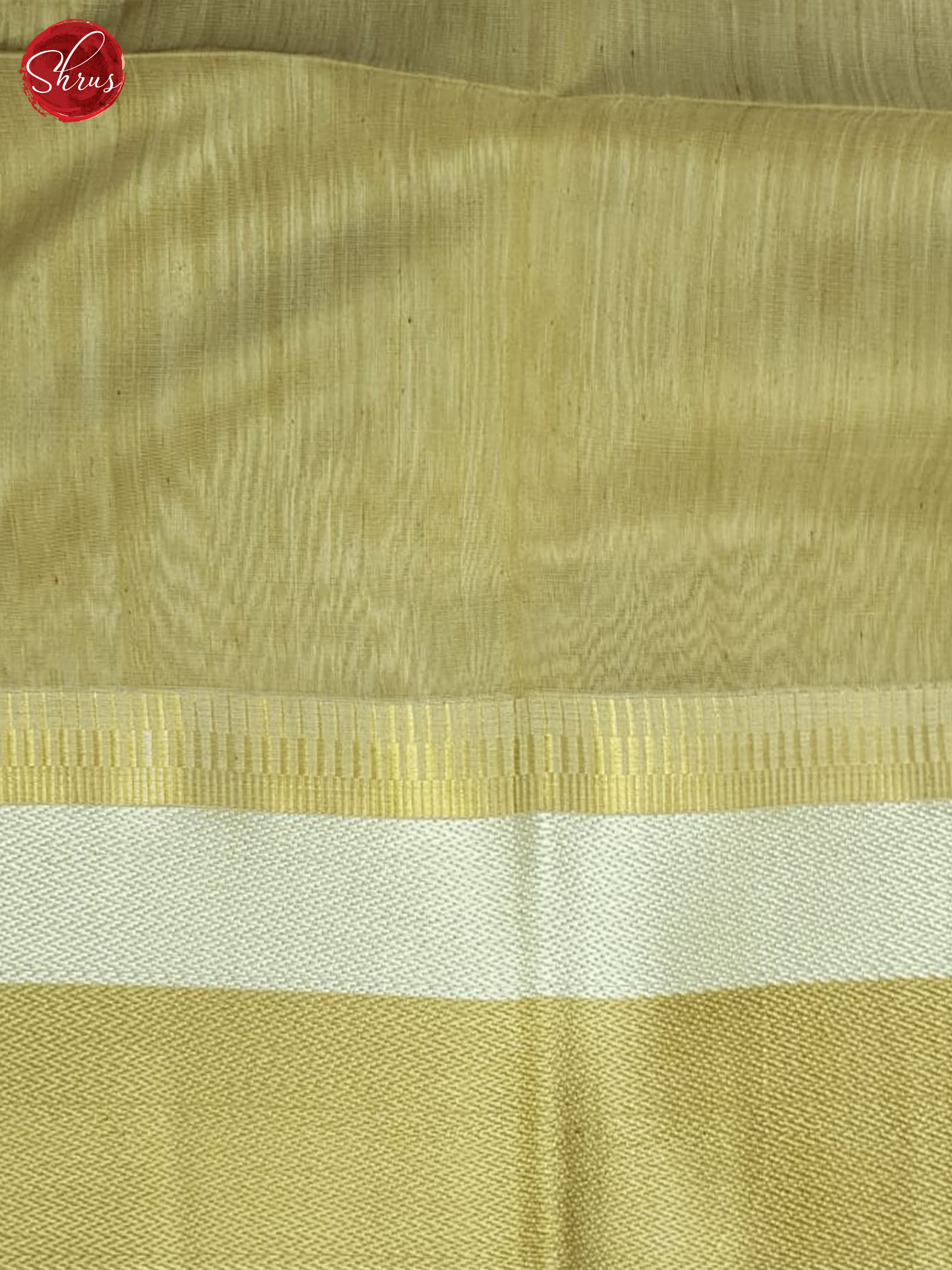 Cream and Beige - Maheshwari silkcotton Saree - Shop on ShrusEternity.com