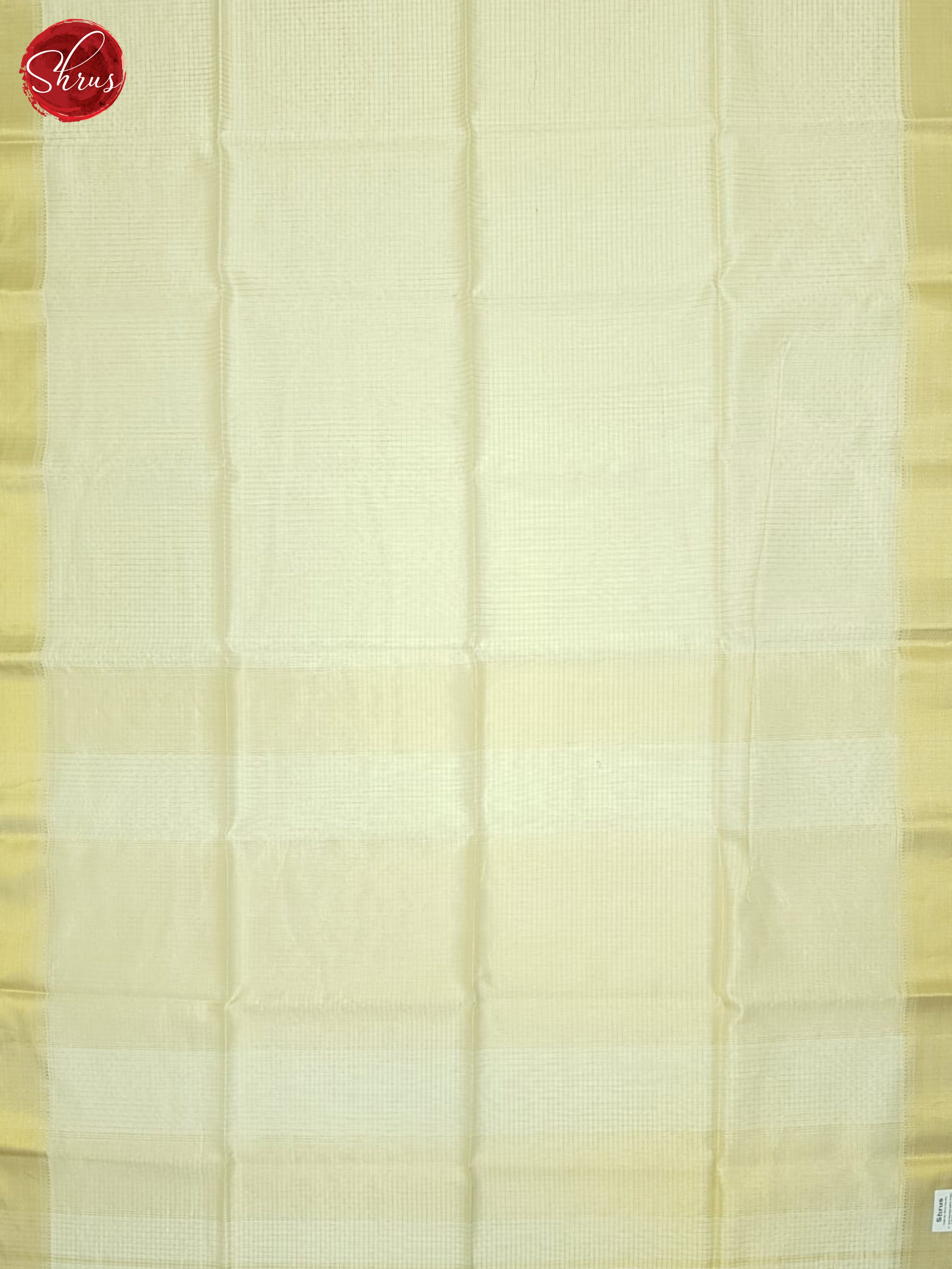 Cream(Single Tone)- Maheshwari SIlk Cotton Saree - Shop on ShrusEternity.com