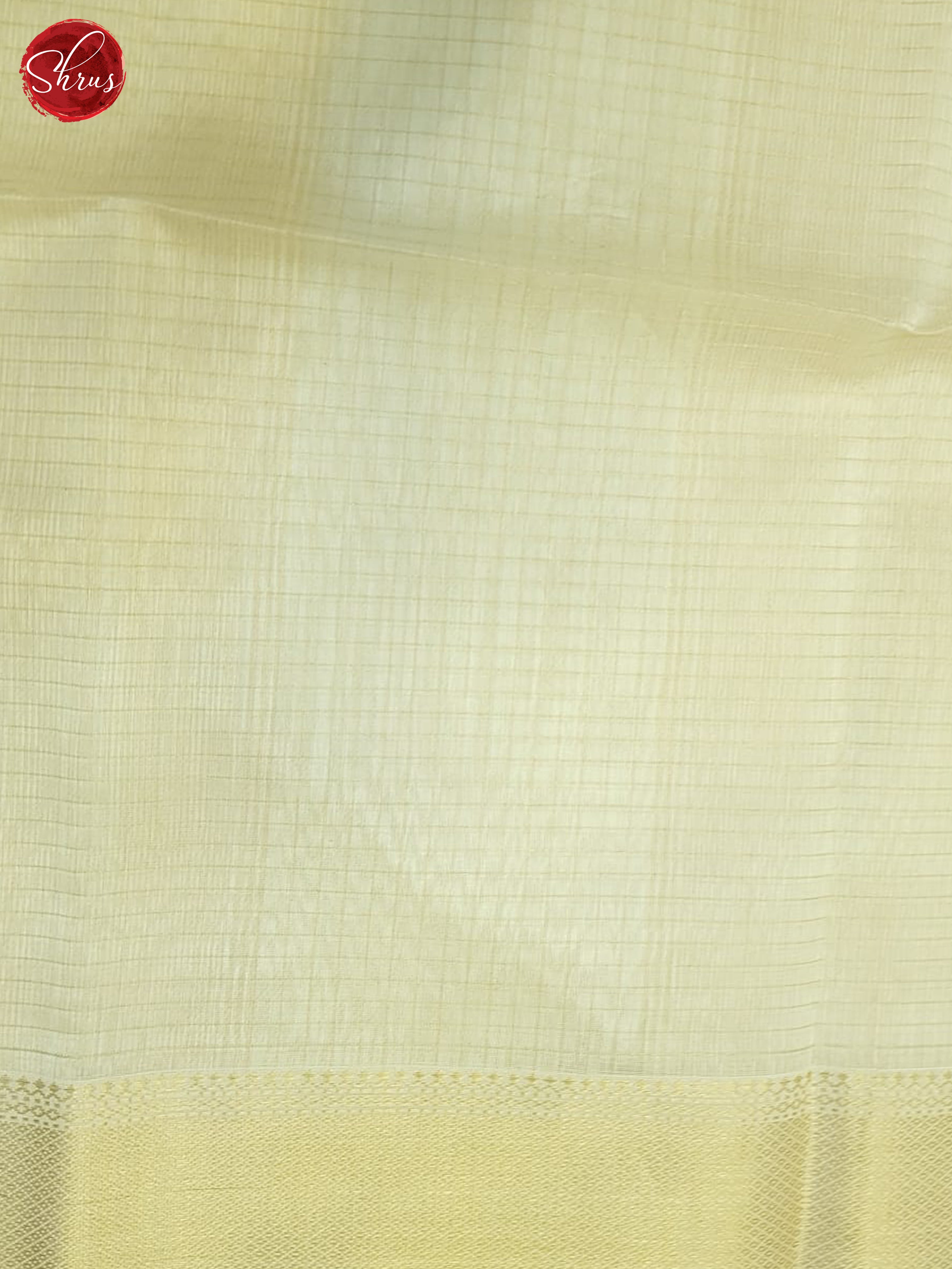 Cream(Single Tone)- Maheshwari SIlk Cotton Saree - Shop on ShrusEternity.com