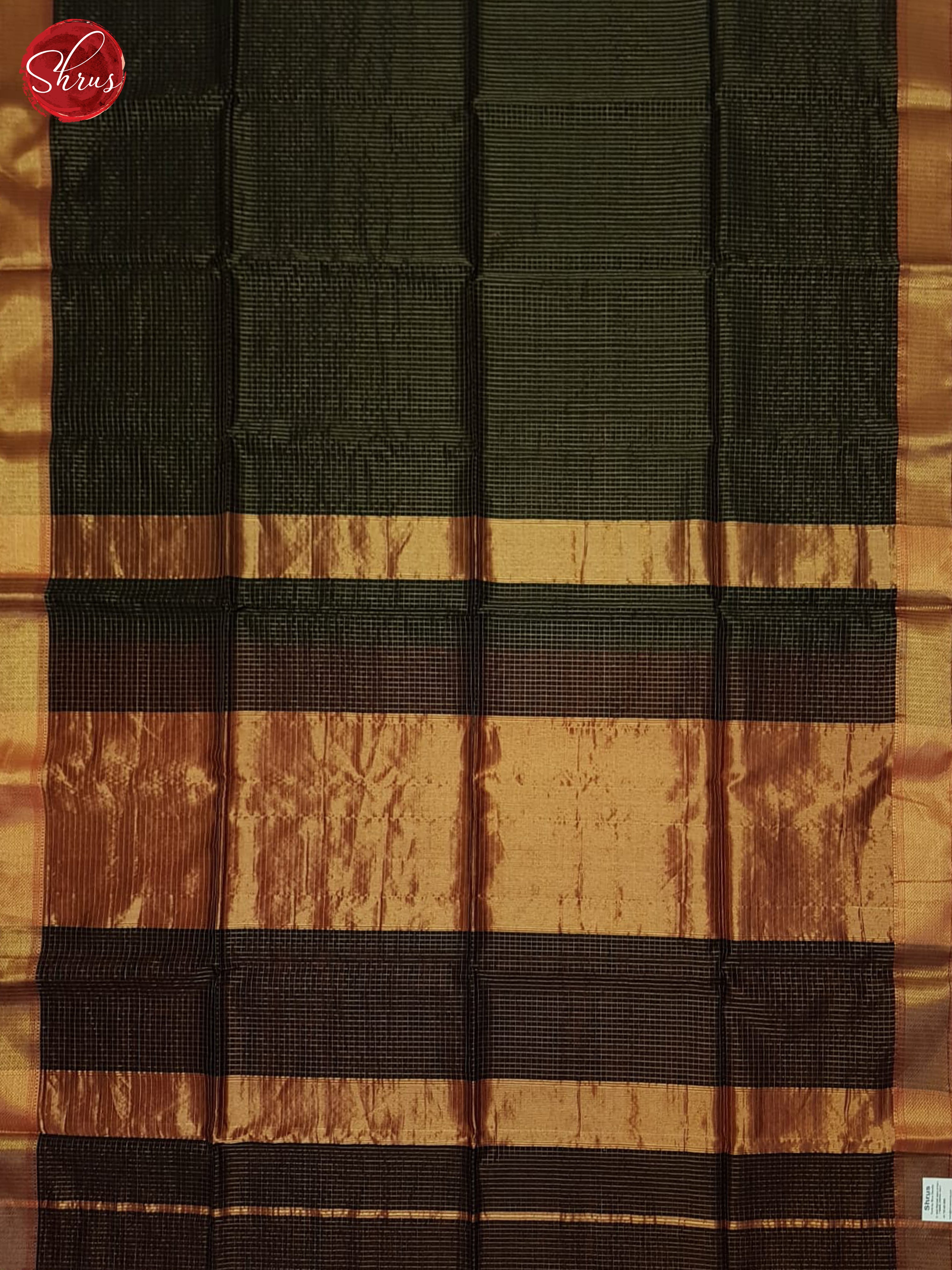 Black & Red- Maheshwari silkcotton Saree - Shop on ShrusEternity.com