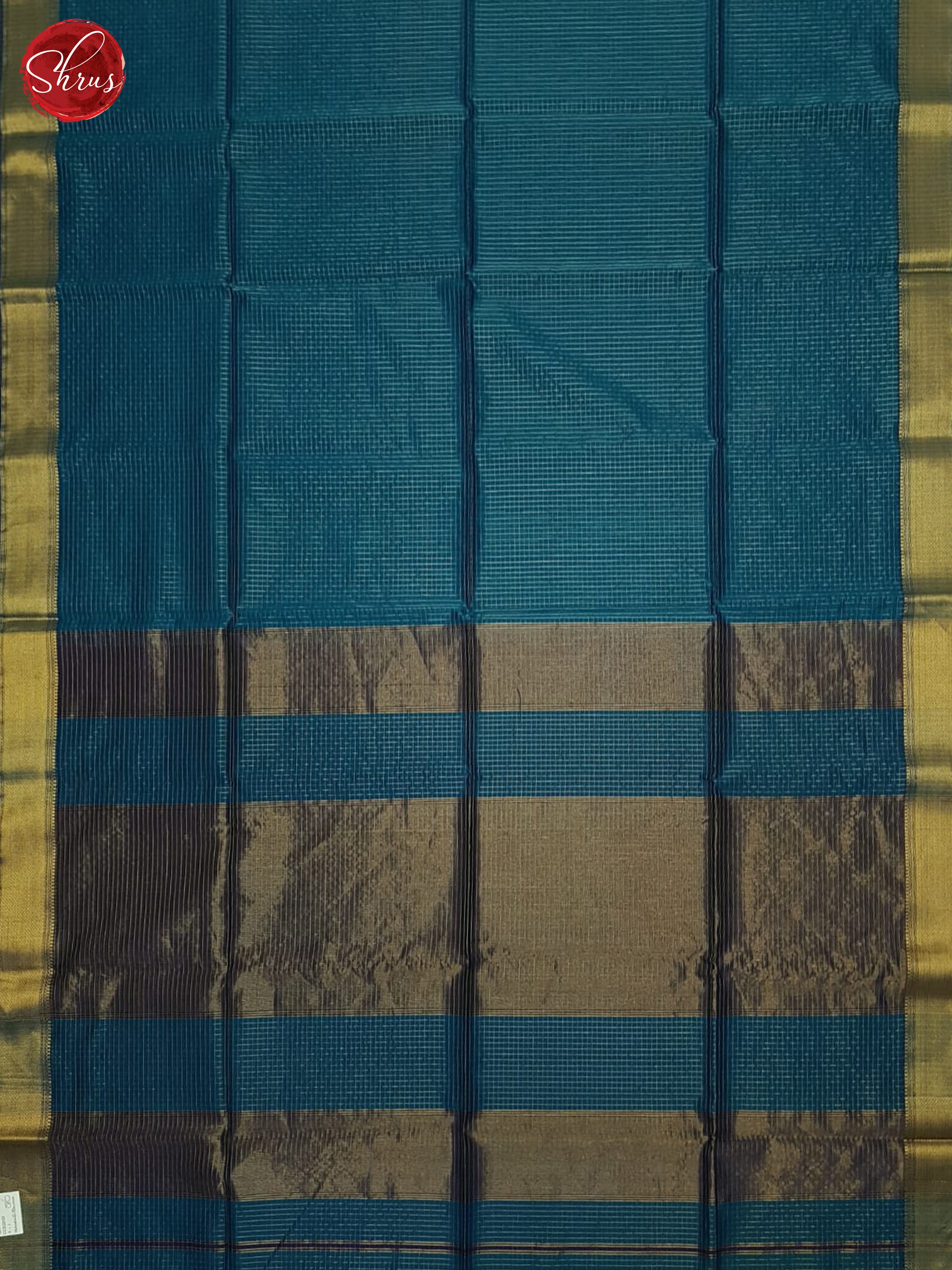 Blue & Purple - Maheshwari silkcotton Saree - Shop on ShrusEternity.com