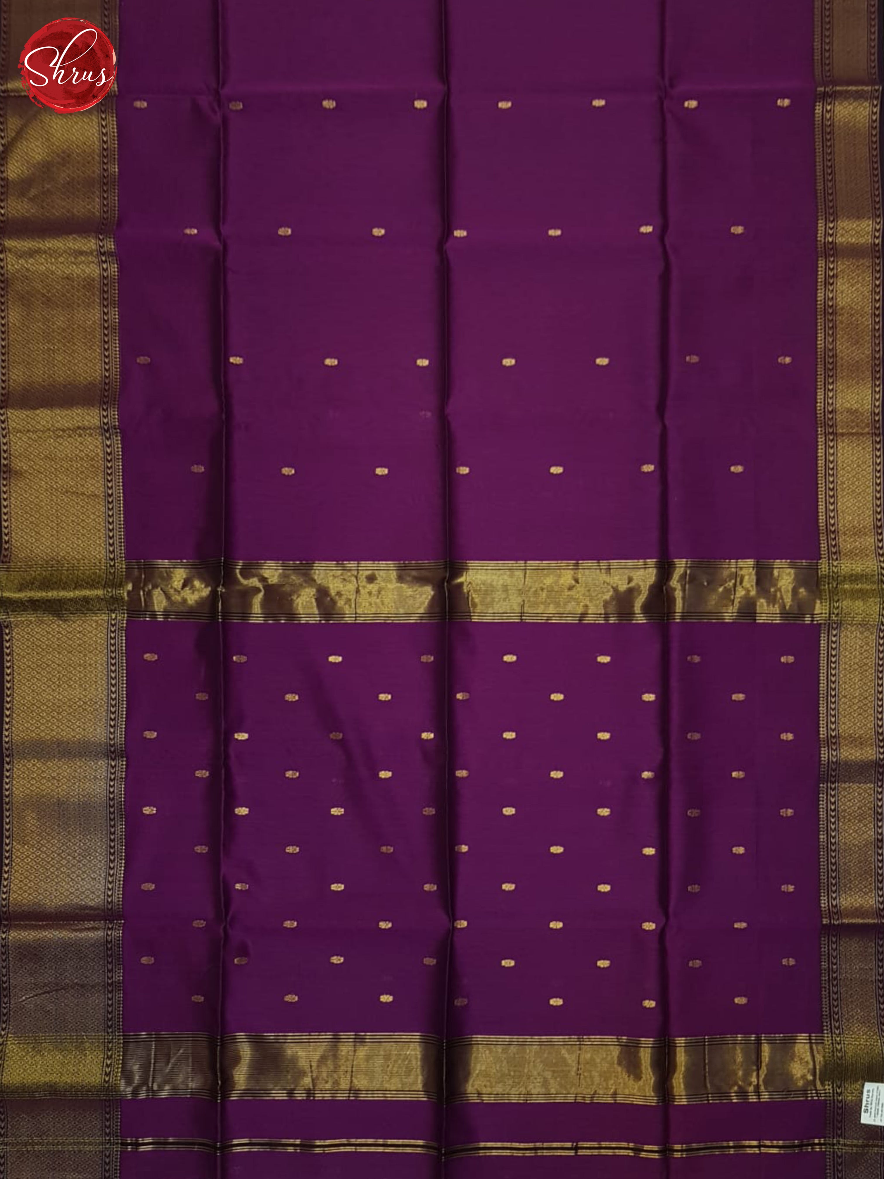 Vadamalli(Single Tone)- Maheshwari silkcotton Saree - Shop on ShrusEternity.com