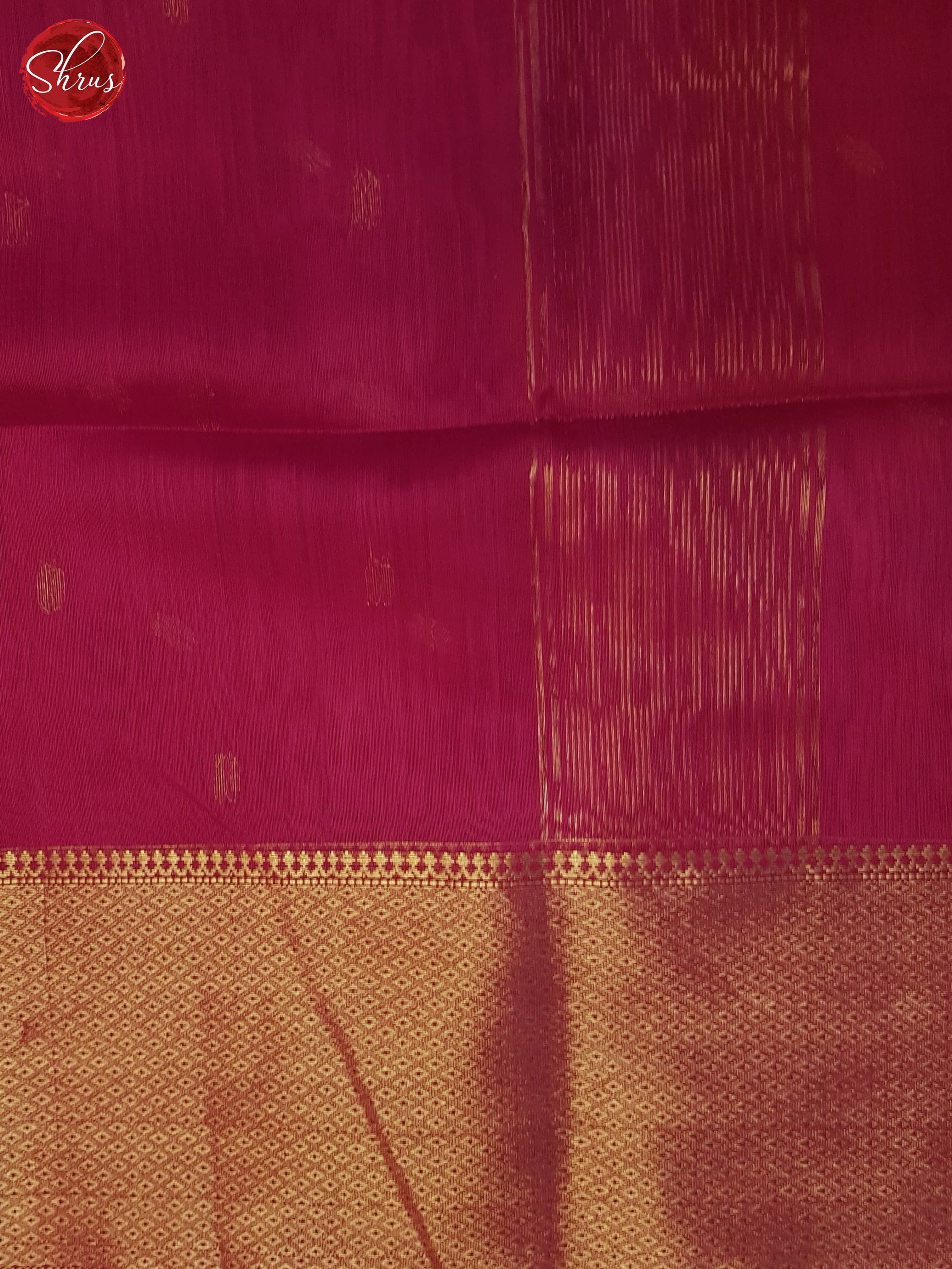 Pink(Single Tone) - Maheshwari Silk Cotton Saree - Shop on ShrusEternity.com