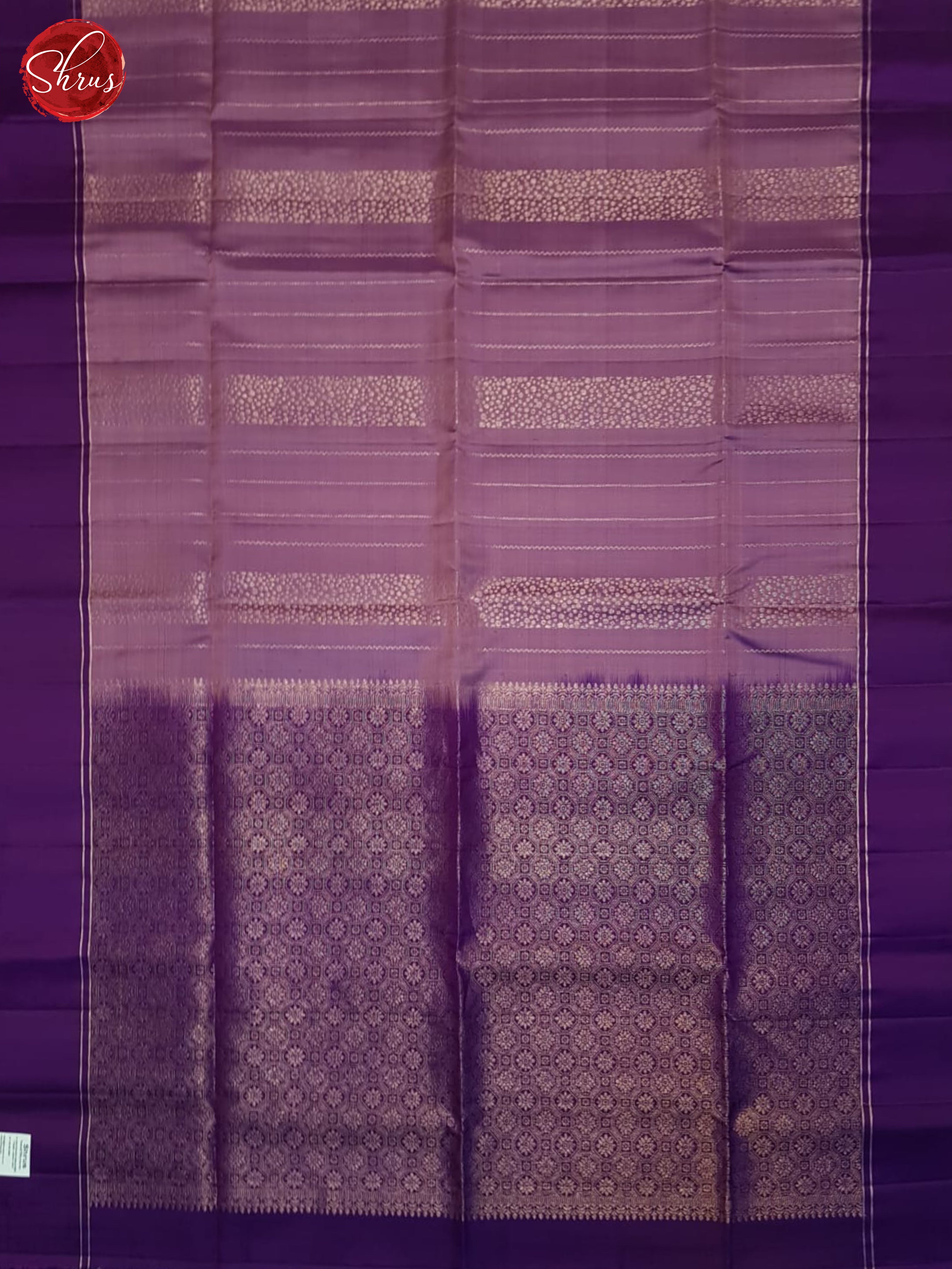 Dusty Lavender And Purple- Soft Silk Saree - Shop on ShrusEternity.com