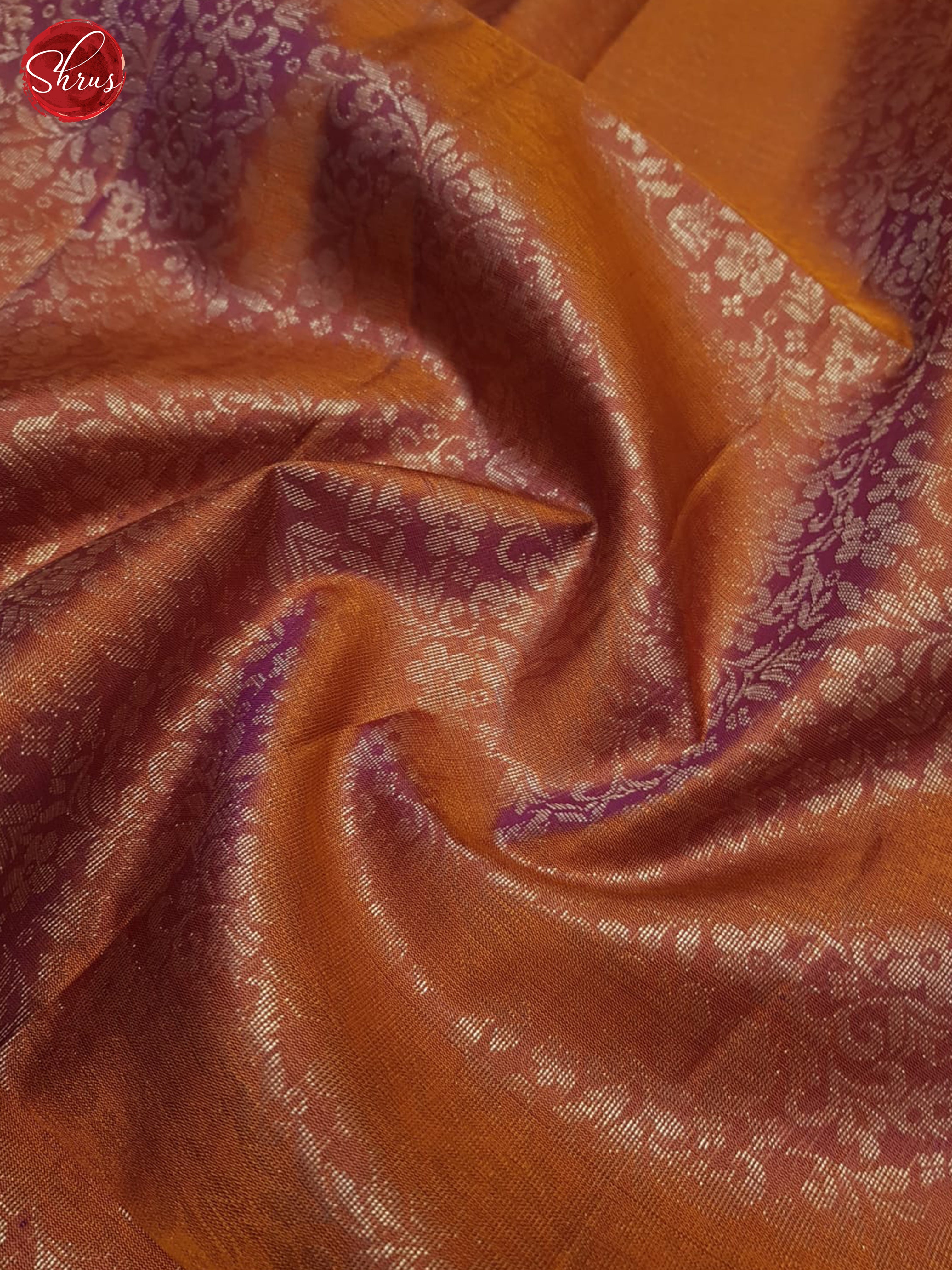Brick And Purple- Soft Silk Saree - Shop on ShrusEternity.com