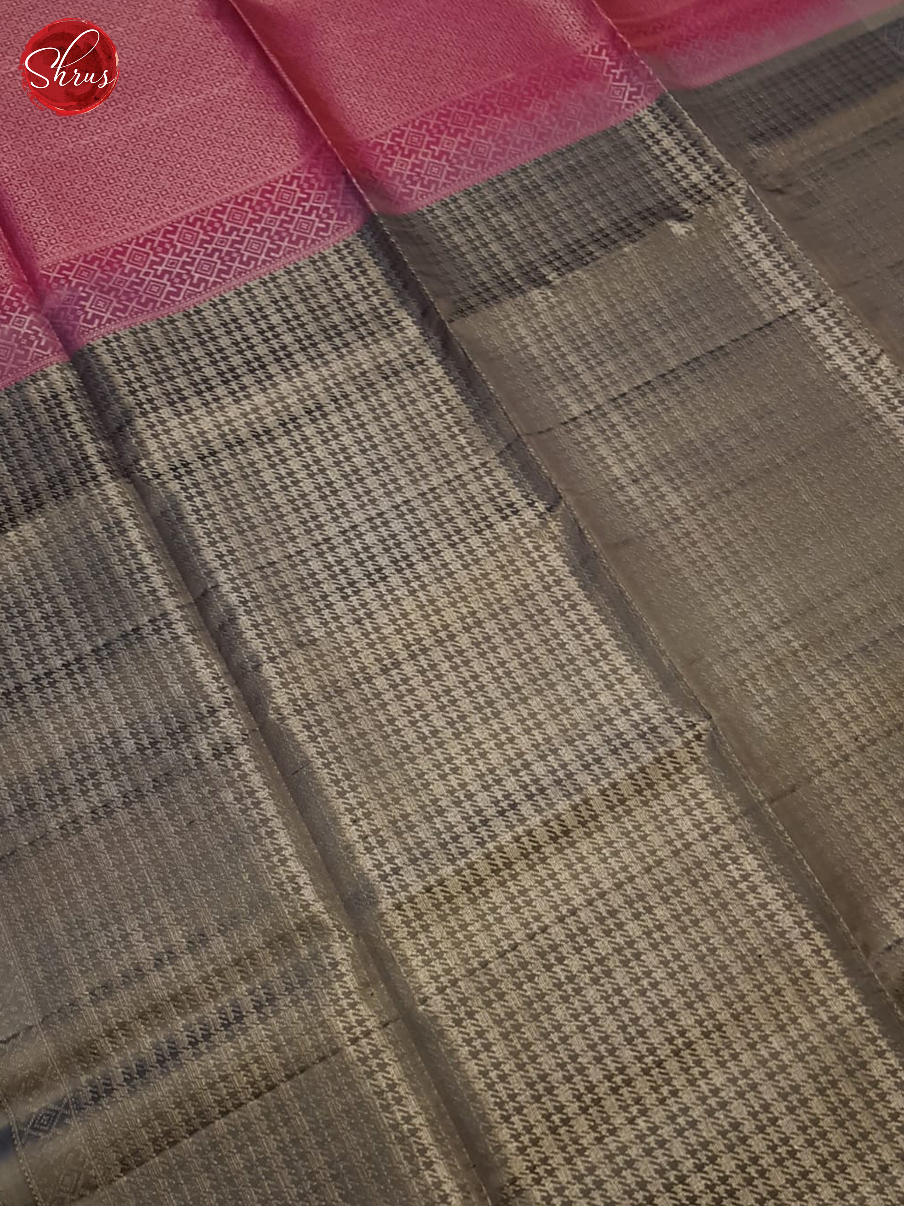 Brown And Pink- Soft Silk Saree - Shop on ShrusEternity.com