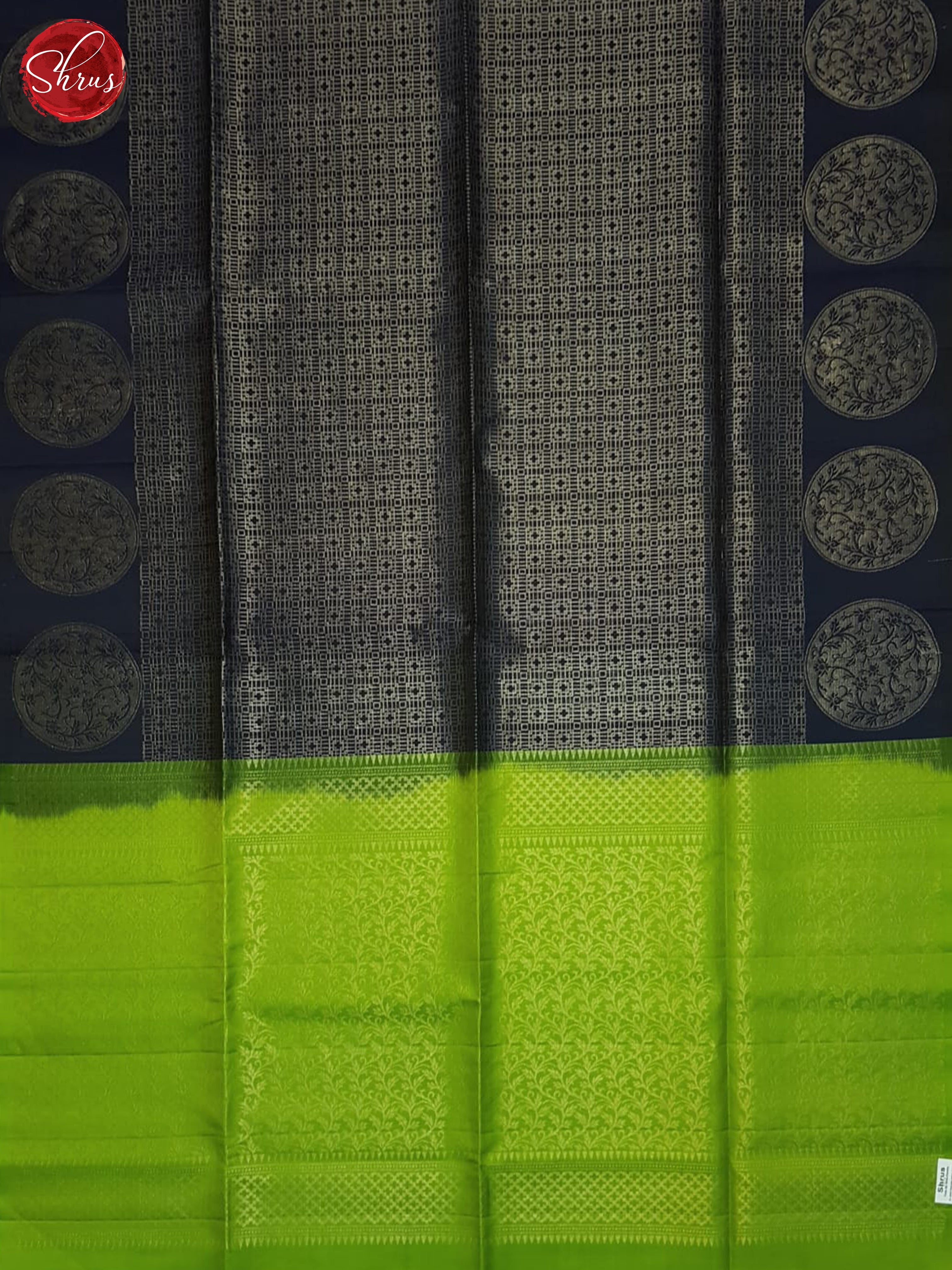 Blue And Green- Soft Silk Saree - Shop on ShrusEternity.com
