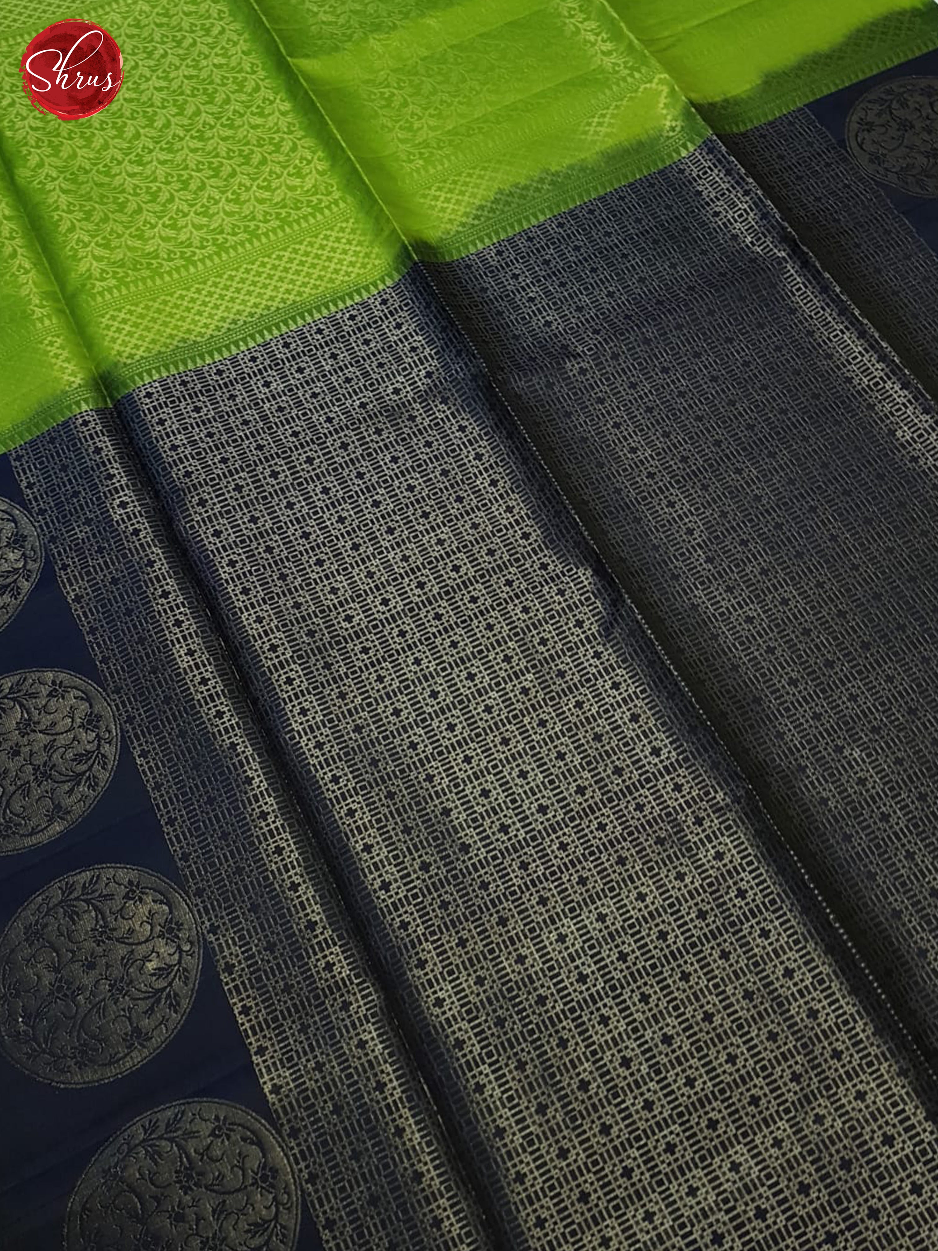 Blue And Green- Soft Silk Saree - Shop on ShrusEternity.com