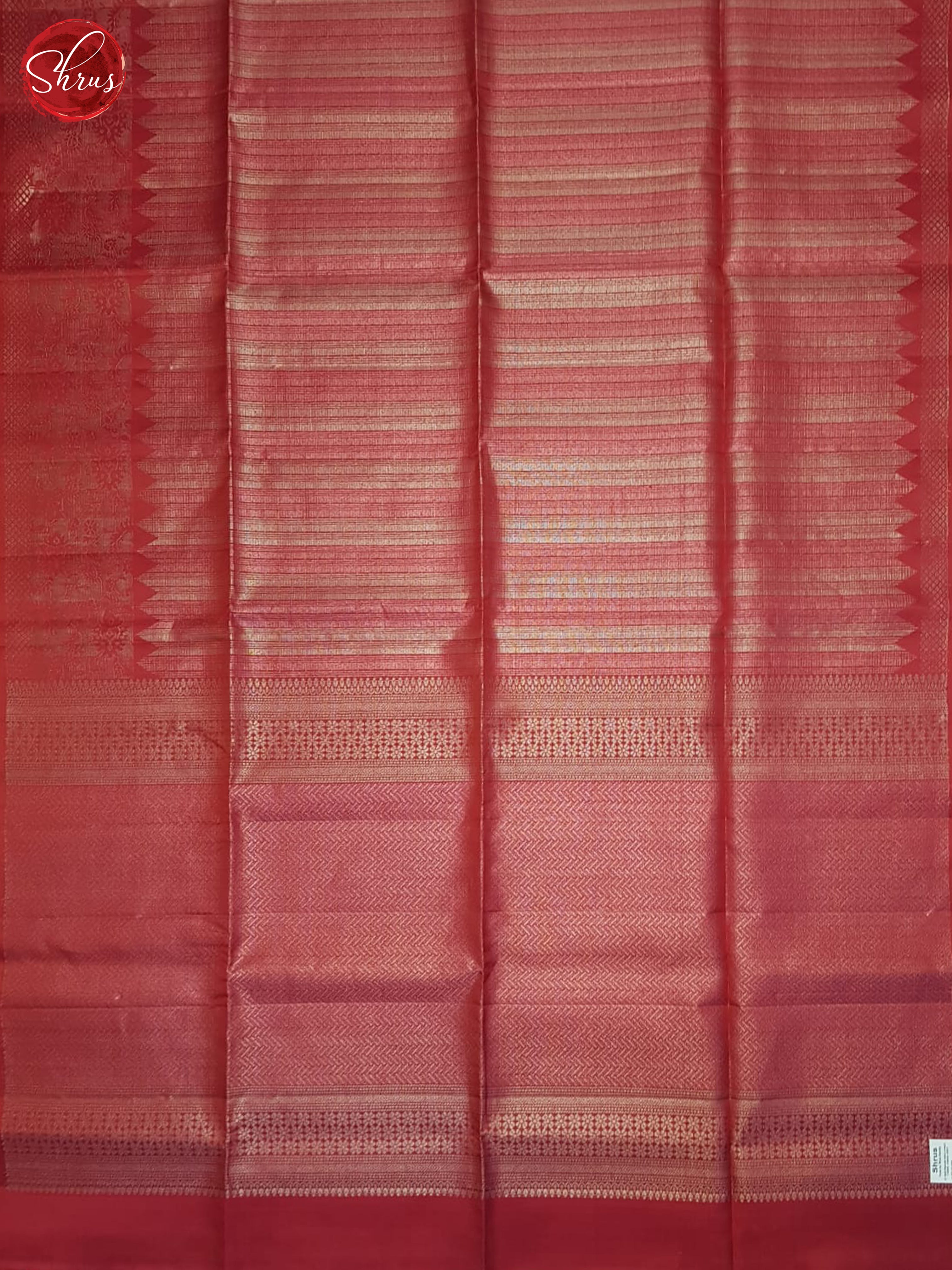 Red(Single Tone)- Soft Silk Saree - Shop on ShrusEternity.com