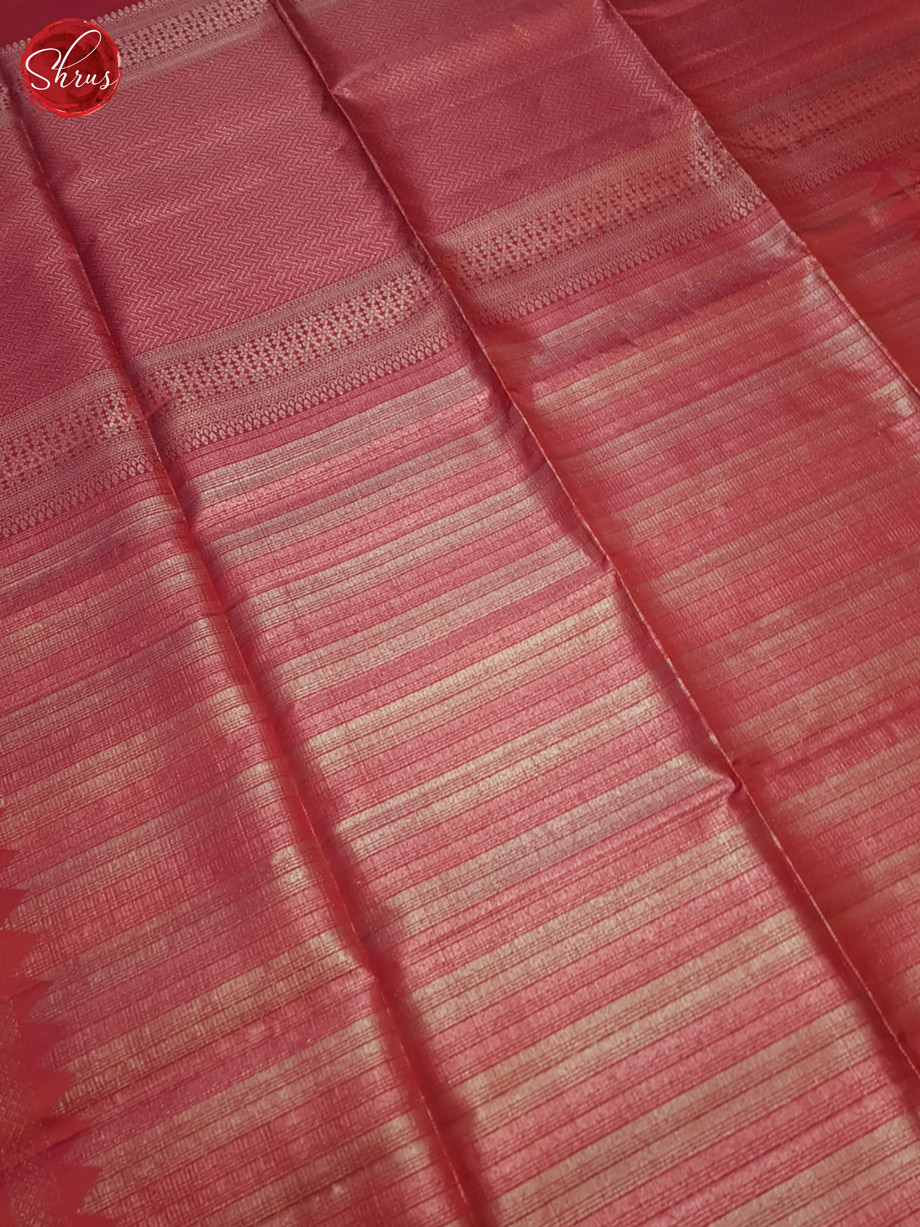 Red(Single Tone)- Soft Silk Saree - Shop on ShrusEternity.com
