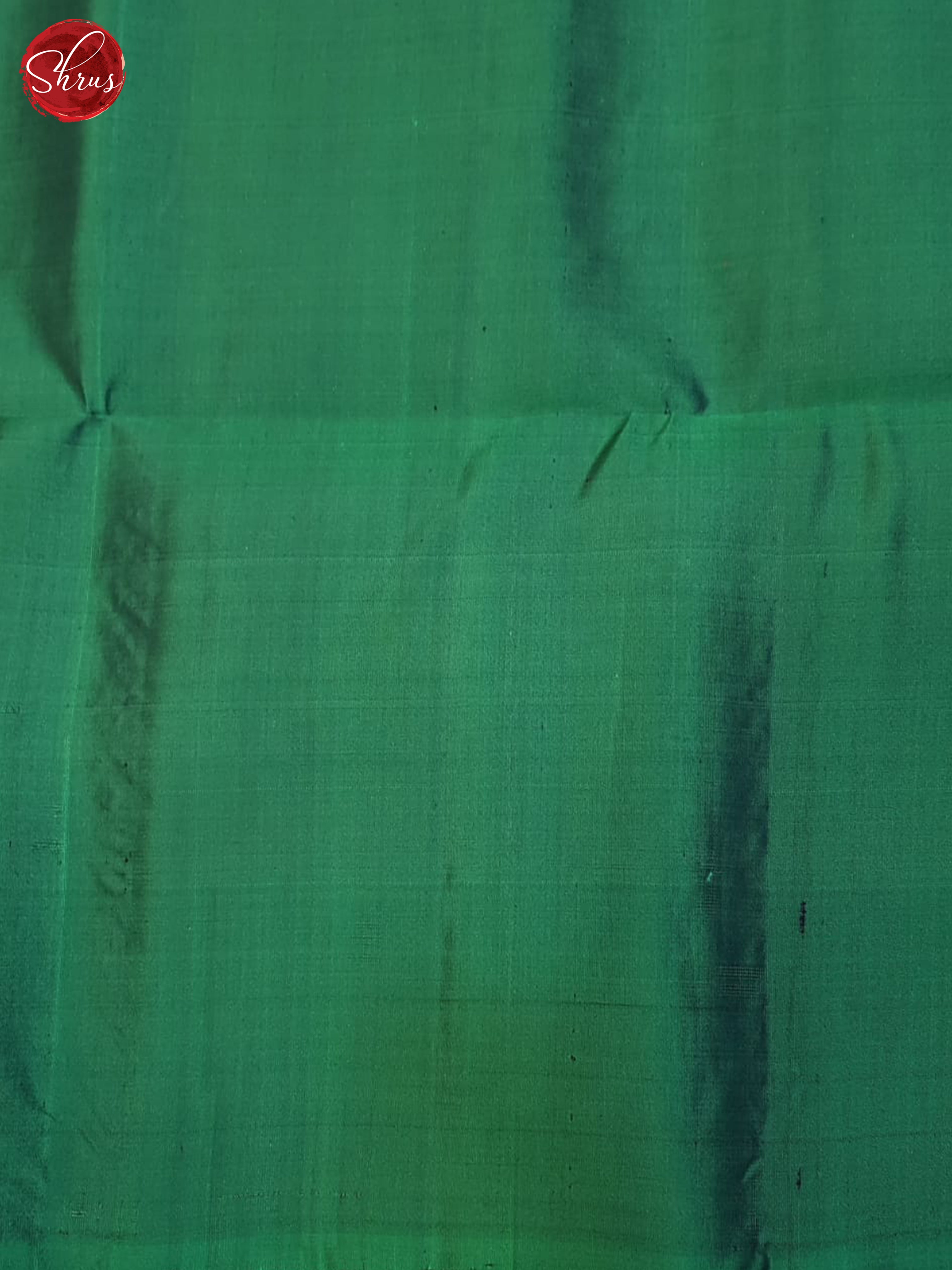 Brick And Green- Soft Silk Saree - Shop on ShrusEternity.com