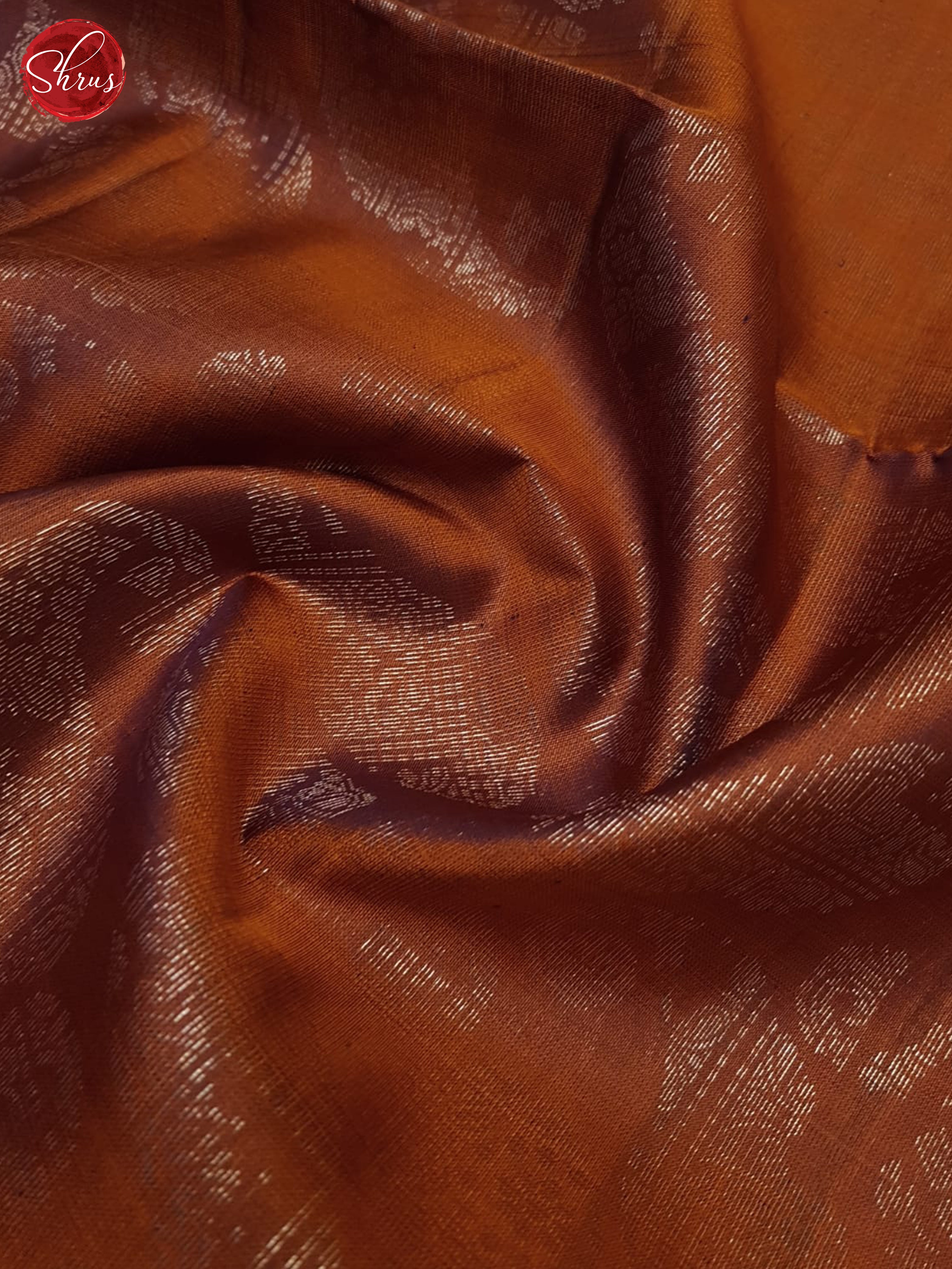 Brick And Green- Soft Silk Saree - Shop on ShrusEternity.com