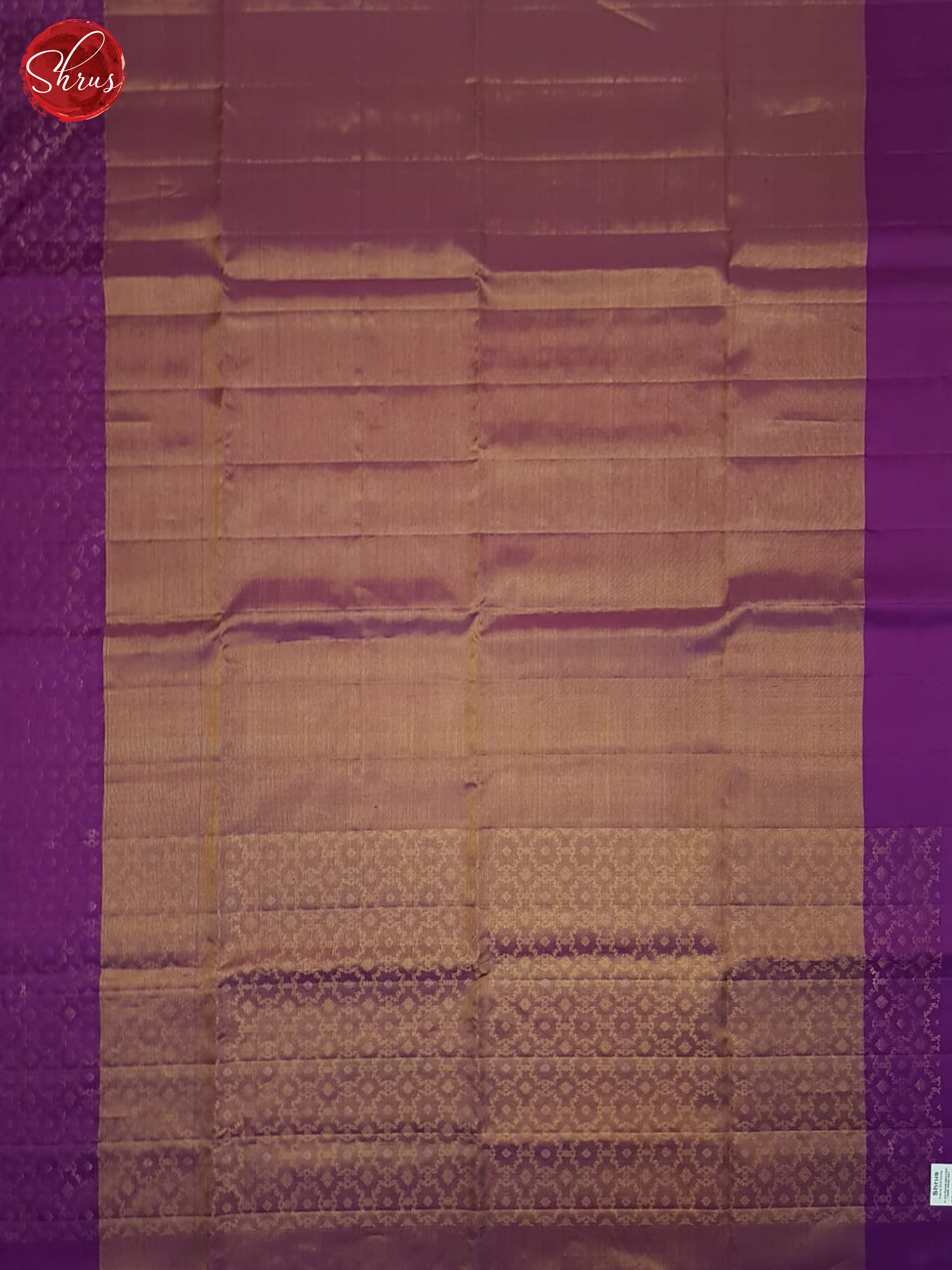 Gold Shaded Purple- Soft Silk Saree - Shop on ShrusEternity.com