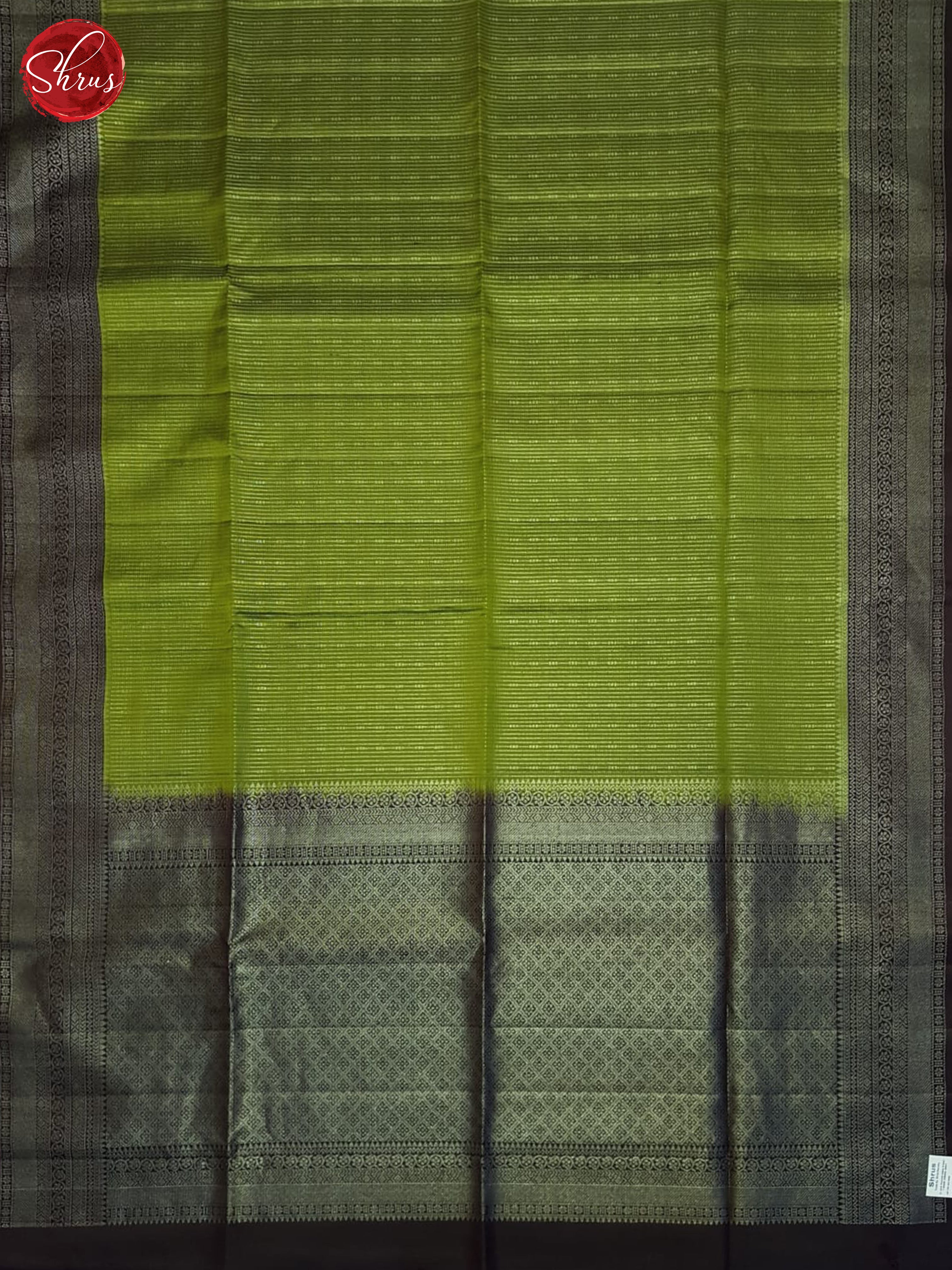 Green And Brown- Soft Silk Saree - Shop on ShrusEternity.com