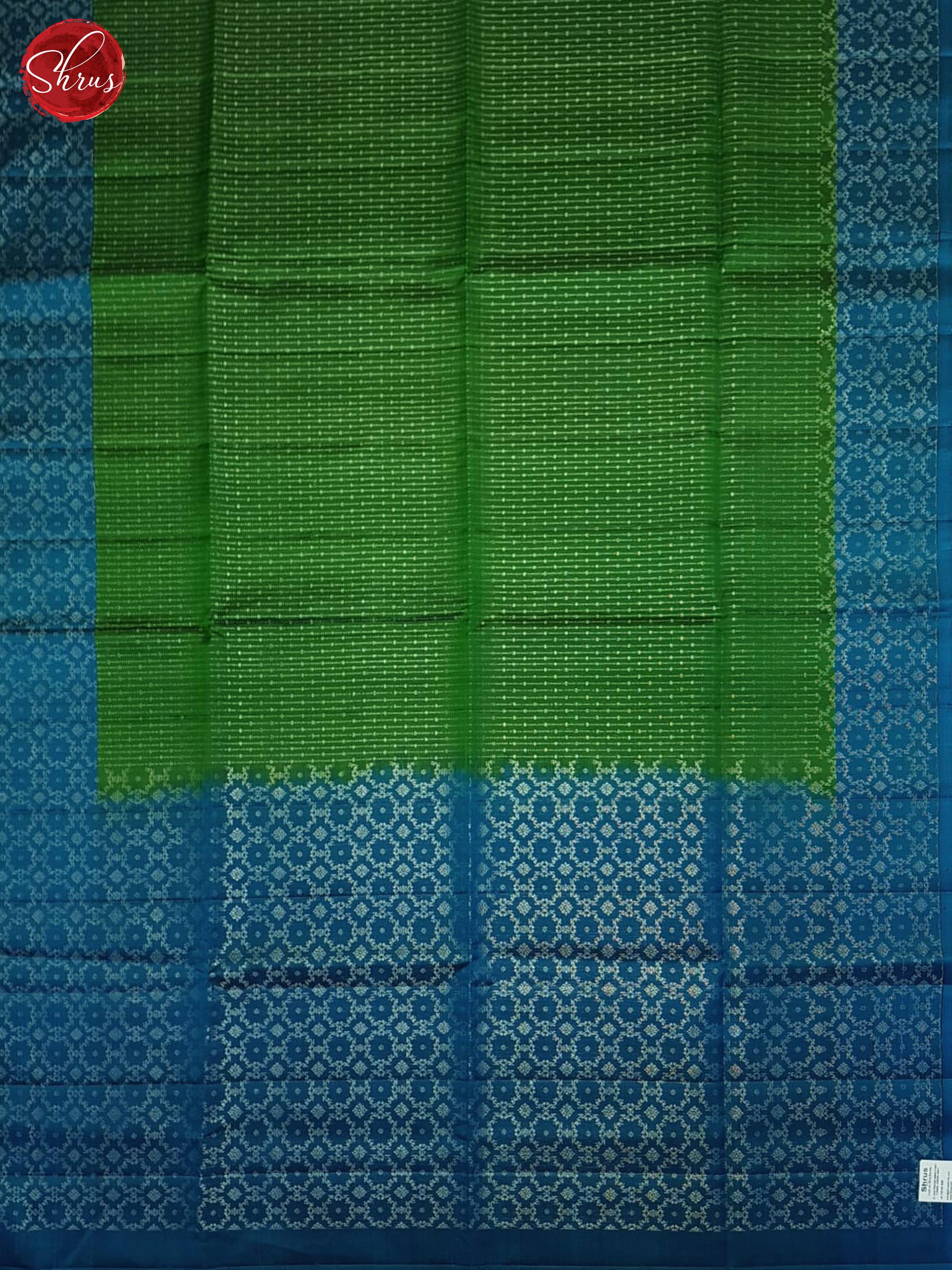 Green And Blue- Soft Silk Saree - Shop on ShrusEternity.com